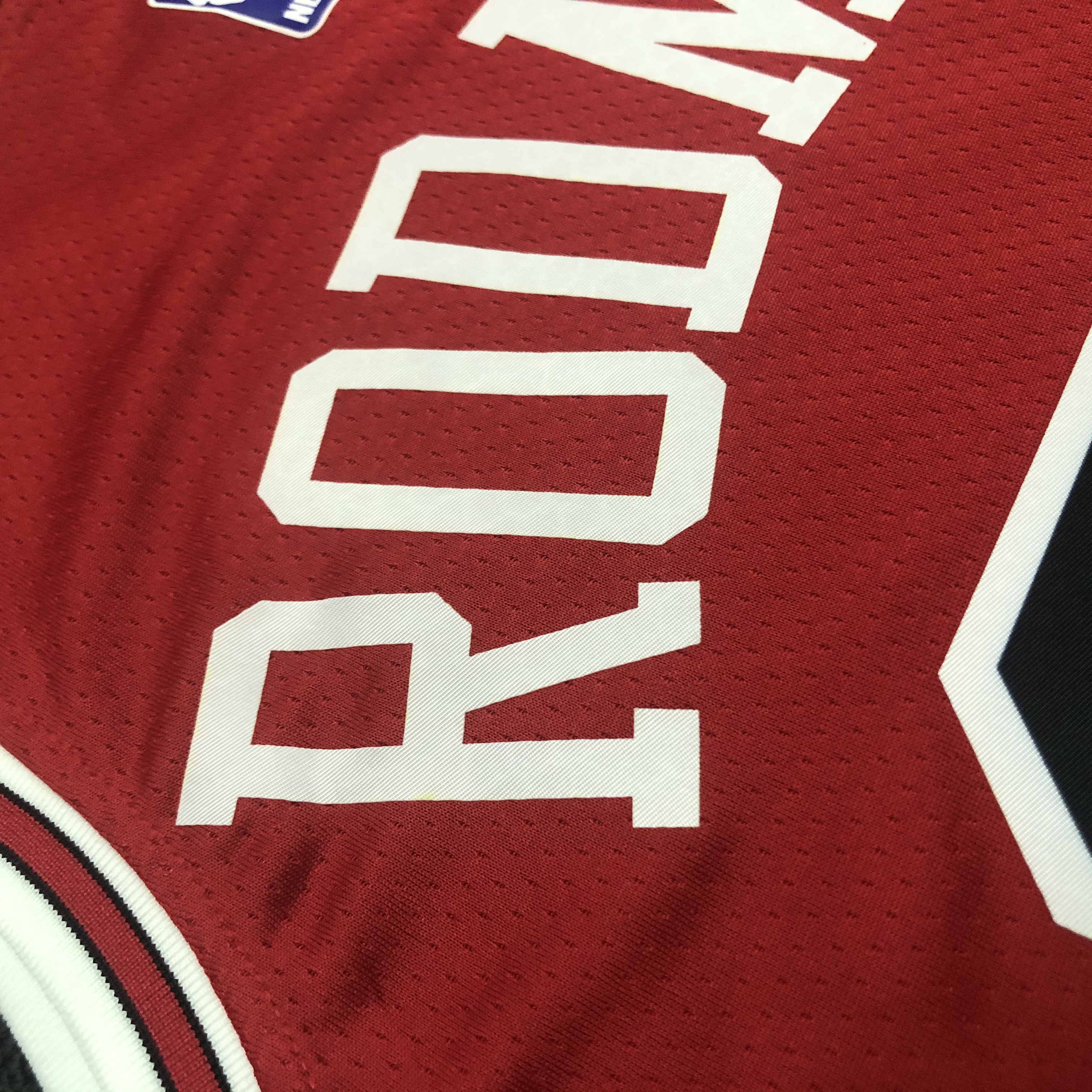 NBA Men Chicago Bulls Red #91 RODMAN Jersey High Quality Name and Number Print - leoleo123123