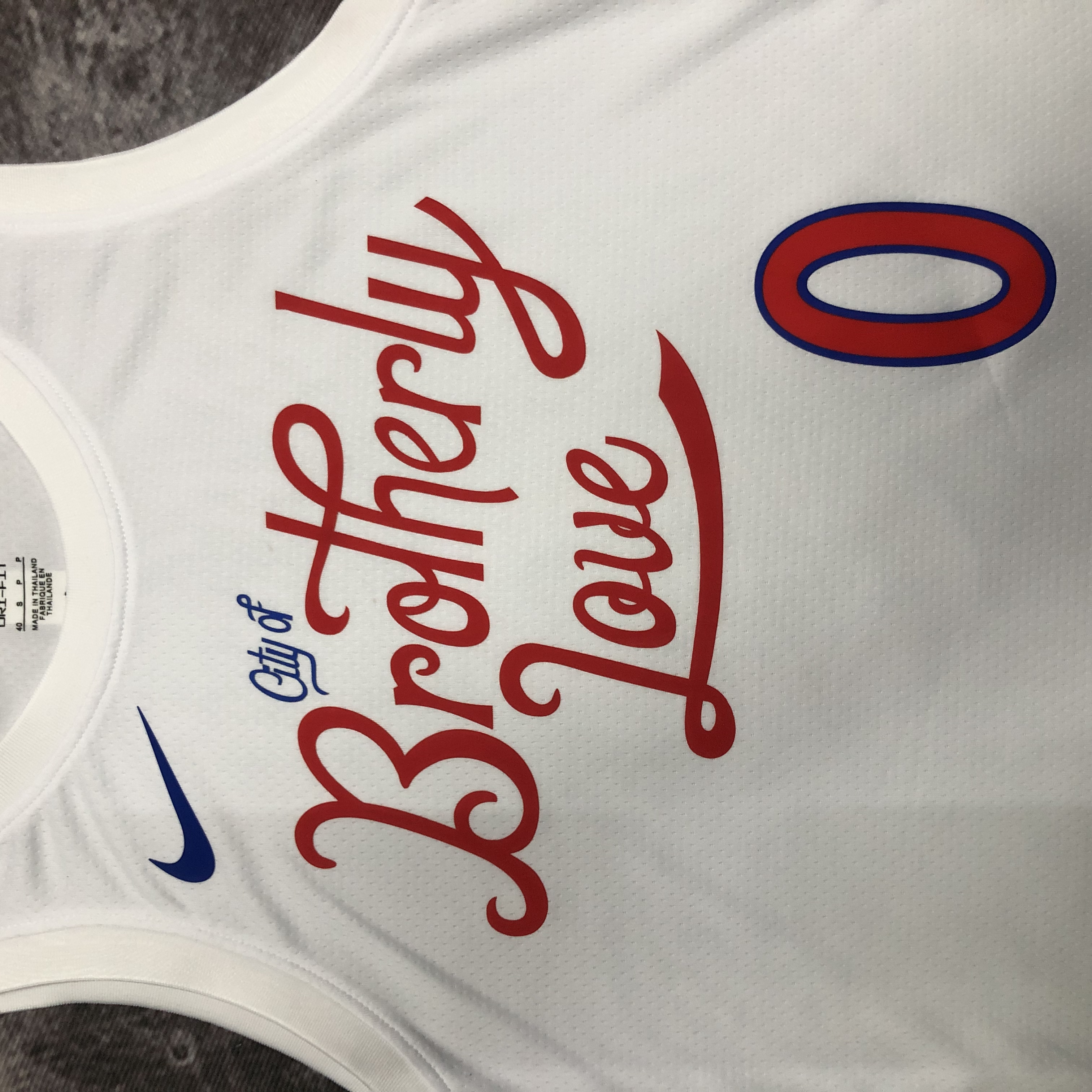 NBA Men Season 2023 Philadelphia 76ers White #0 MAXEY Jersey High Quality Name and Number Print - leoleo123123