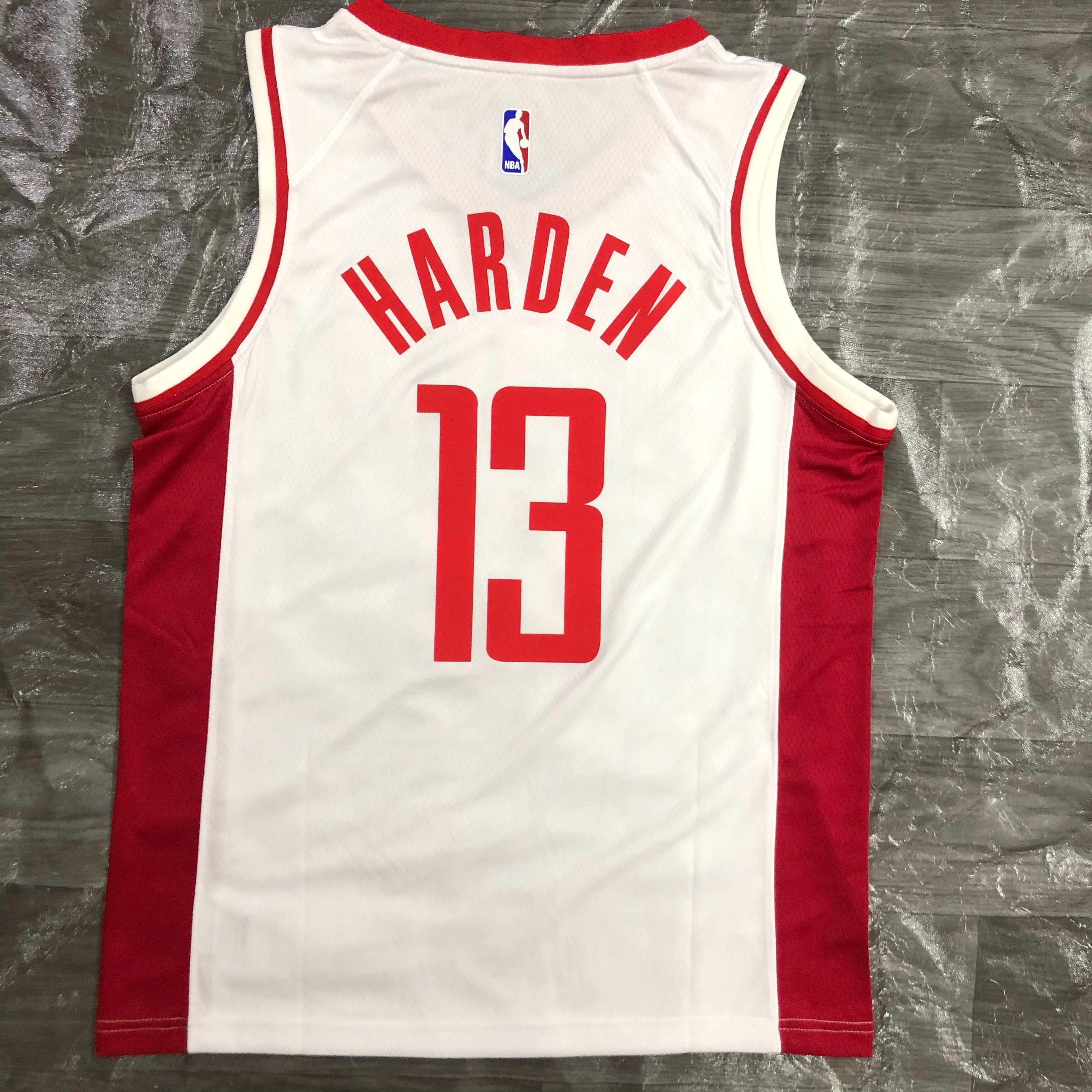 NBA Men Season 2021 Houston Rockets White #13 HARDEN Jersey High Quality Name and Number Print - leoleo123123