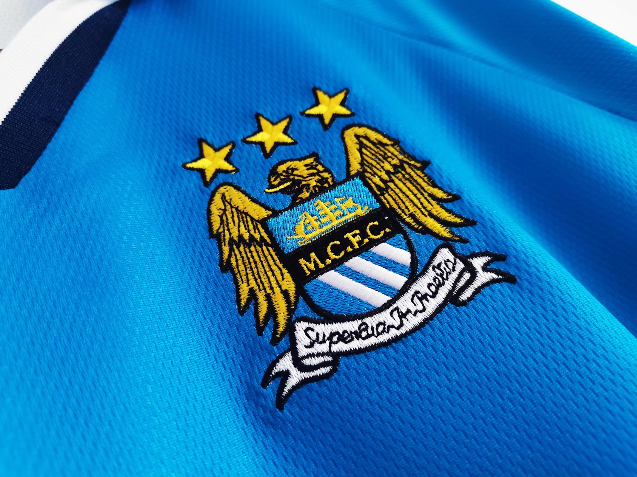 97/99 Man City Home Retro Jersey - leoleo123123