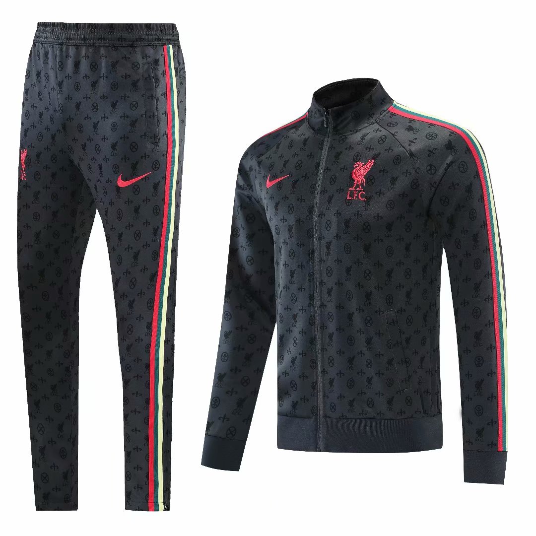 21/22 Liverpool Grey Jacket Tracksuit Thai Quality - leoleo123123