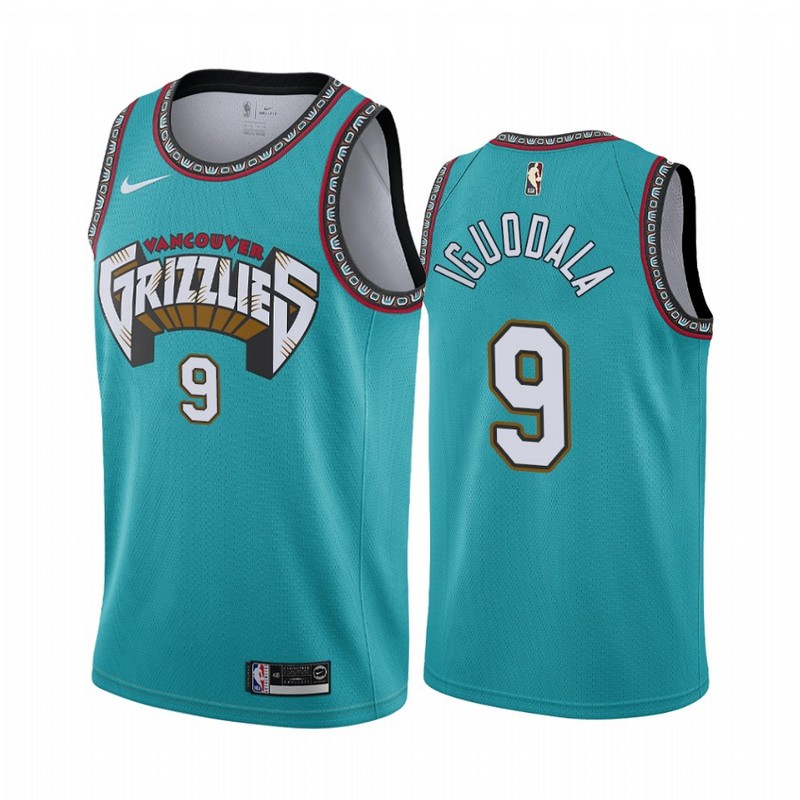 NBA Men Memphis Grizzlies Retro Green #9 IGUODALA Jersey High Quality Name and Number Print - leoleo123123