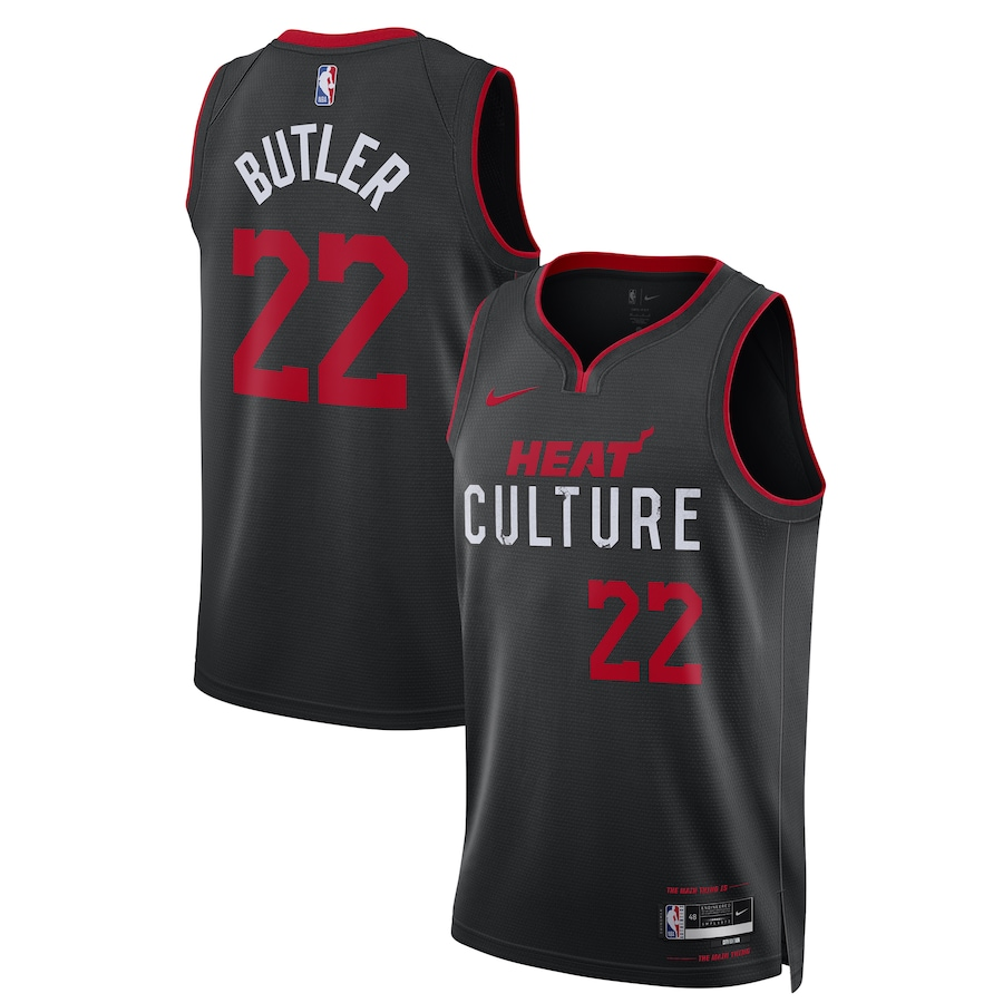 NBA Men S2024 Miami Heat Back #22 BUTLER Jersey High Quality Name and Number Print - leoleo123123
