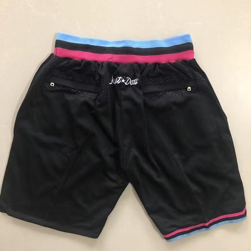 NBA Men Miami Heat Black Pant Short High Quality - leoleo123123