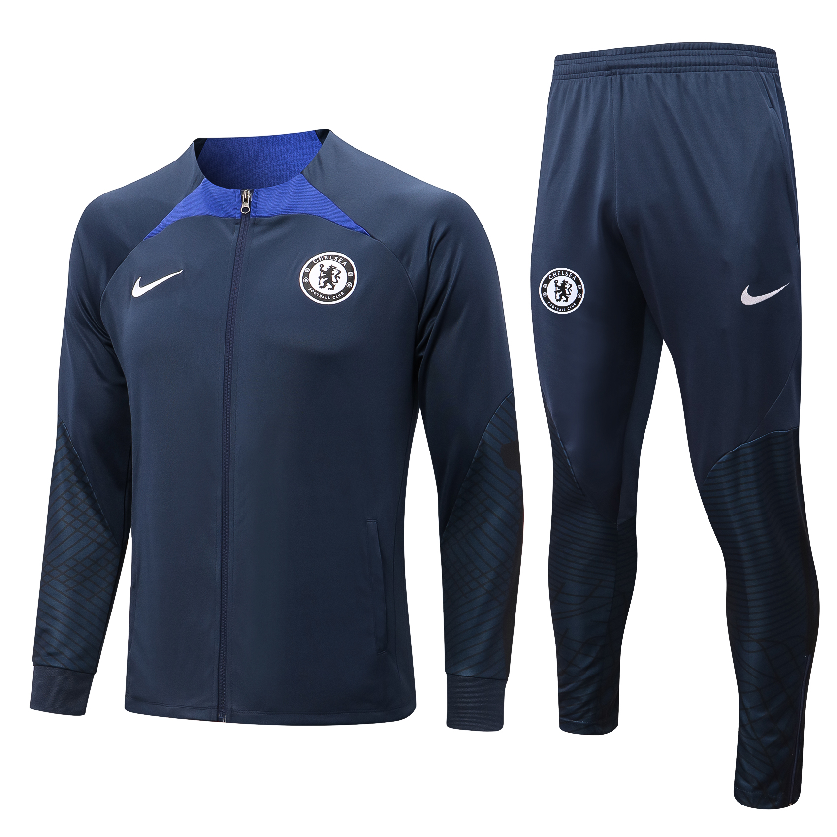22-23 Chelsea Navy Blue Jacket Tracksuit Thai Quality - leoleo123123