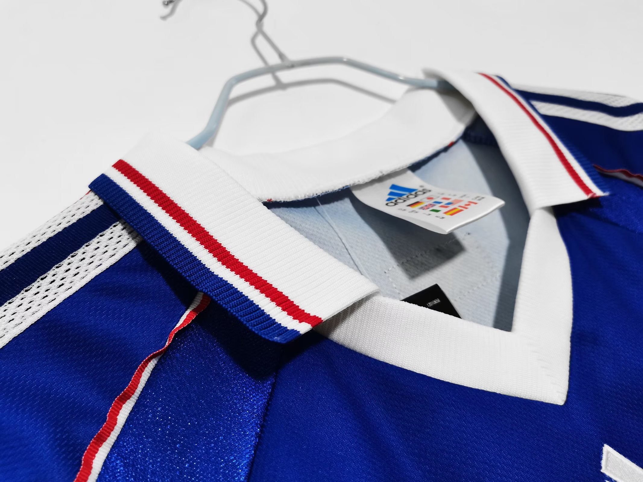 1998 France Home Retro Jersey Long Sleeve - leoleo123123