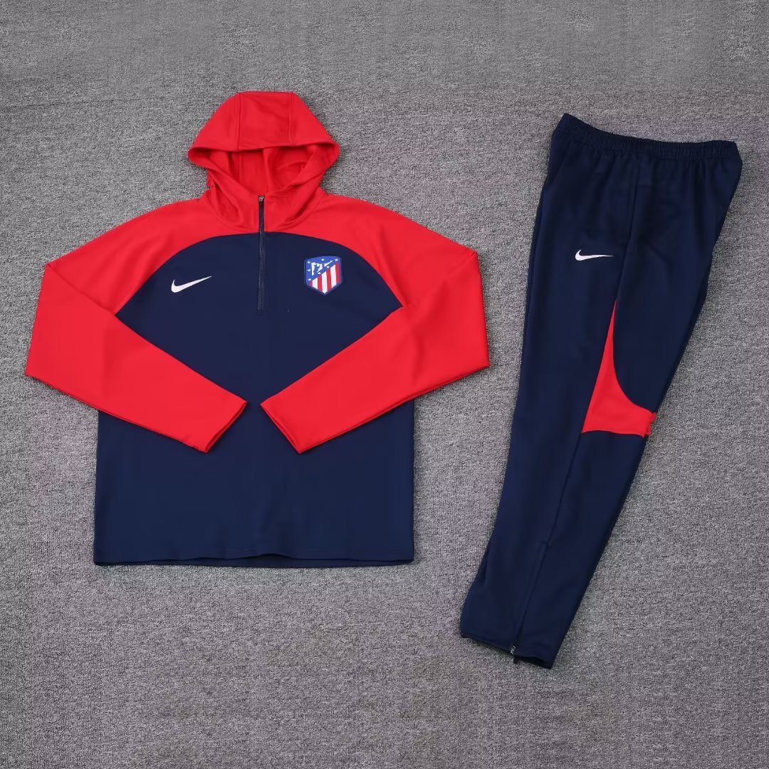 23/24 At Madrid Dark Blue Sweater Tracksuit Thai Quality - leoleo123123