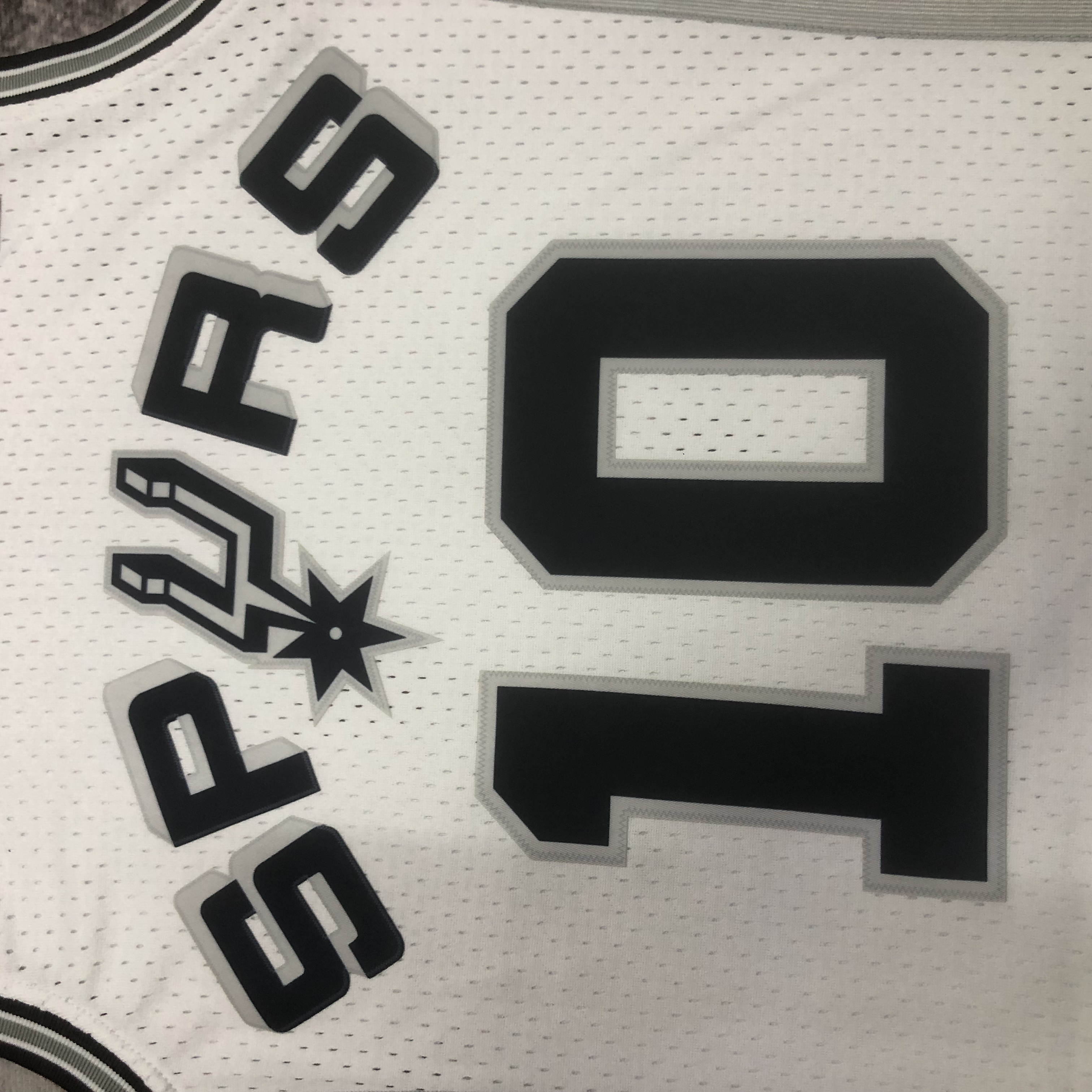 NBA Men 93-94 San Antonio Spurs White #10 RODMAN Classics Swingman Jersey - leoleo123123