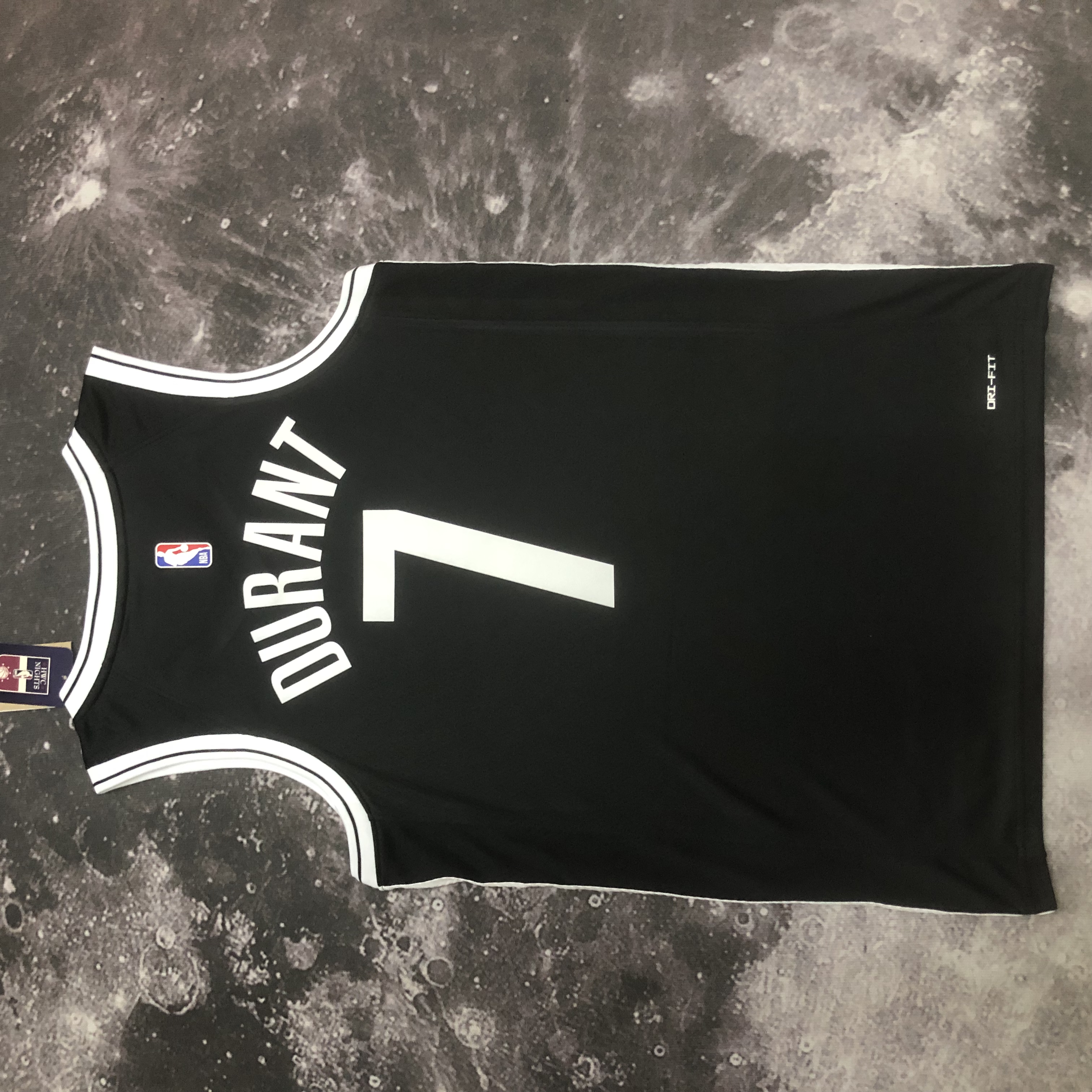 NBA Men 2023 Brooklyn Nets Black #7 DURANT Jersey High Quality Name and Number Print - leoleo123123