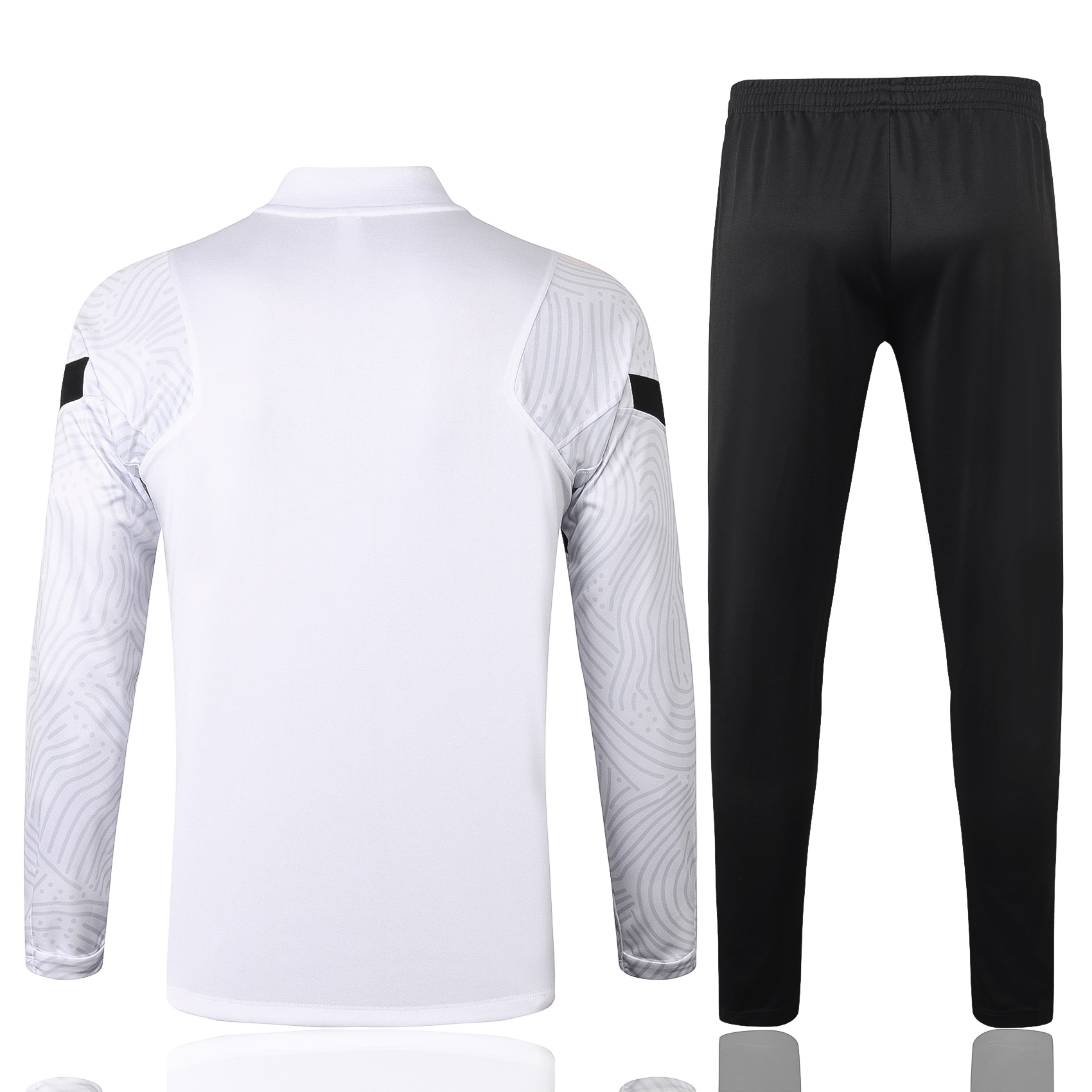 21-22 PSG Jordan White Sweater Tracksuit with Zipper Thai Quality - leoleo123123