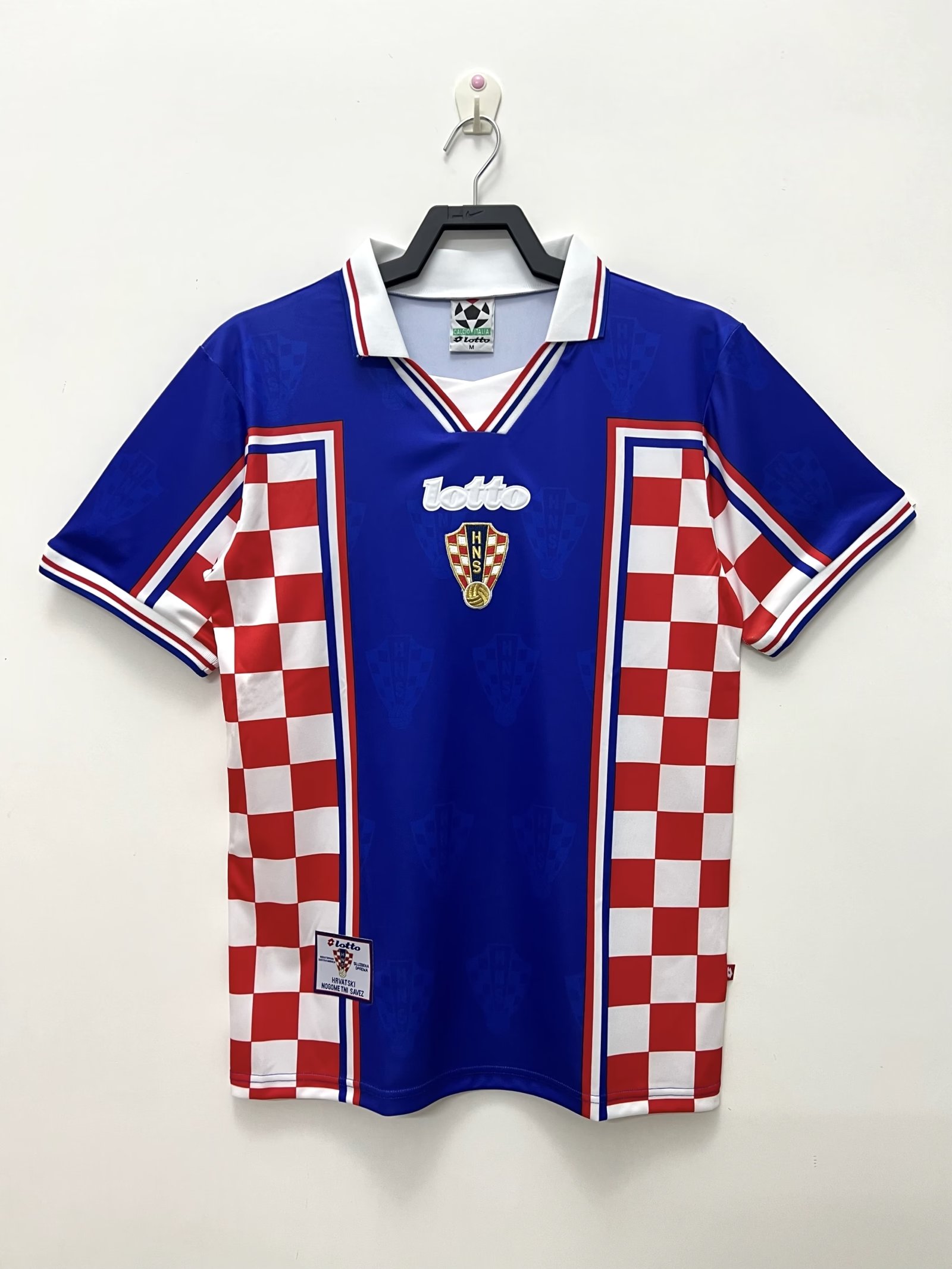 1998 Croatia Away Retro Soccer Jersey - leoleo123123