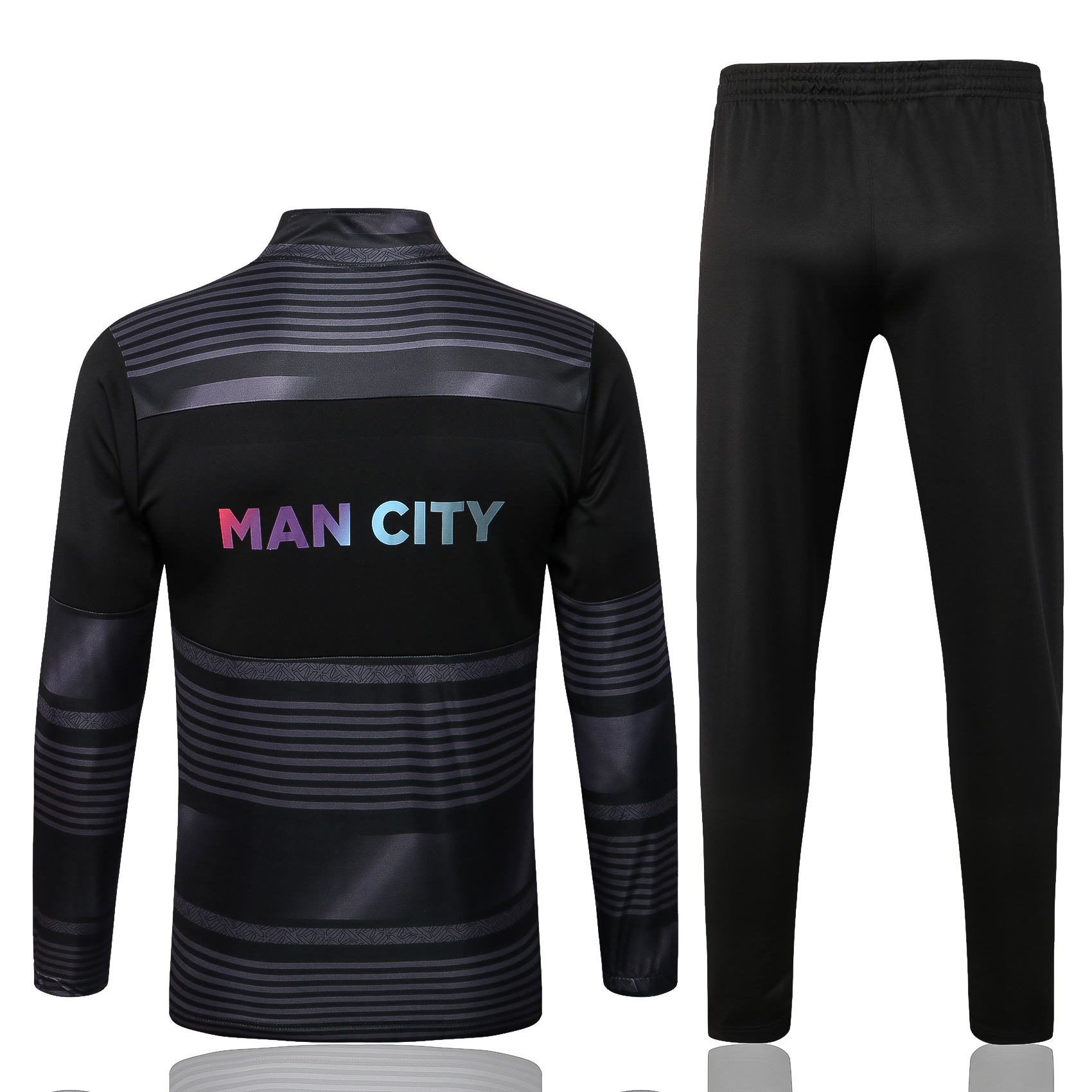 22-23 Man City Black and Dark Grey Jacket Tracksuit Thai Quality - leoleo123123