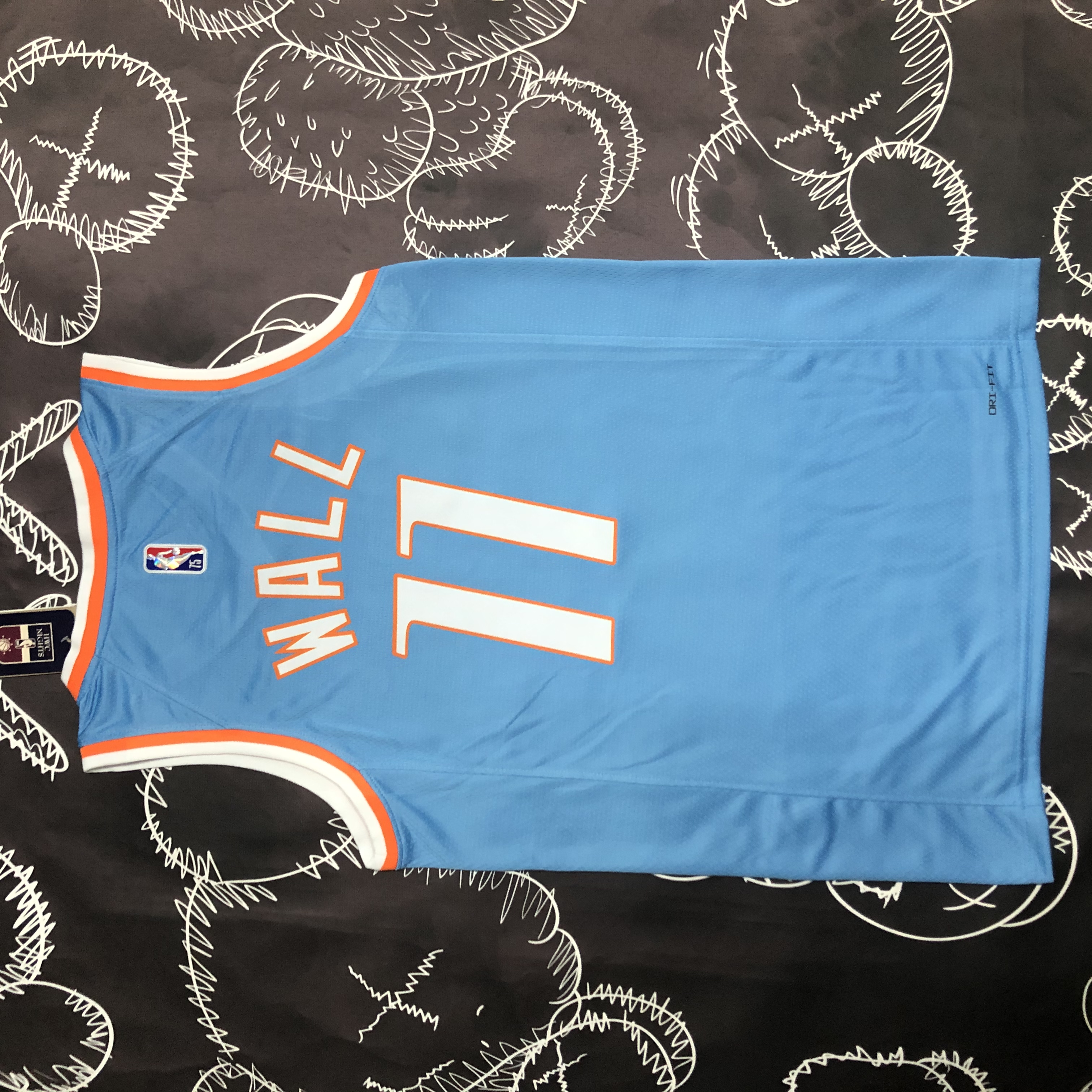 NBA Men Season 2022 Los Angeles Clippers Light Blue #11 WALL Jersey High Quality Name and Number Print - leoleo123123