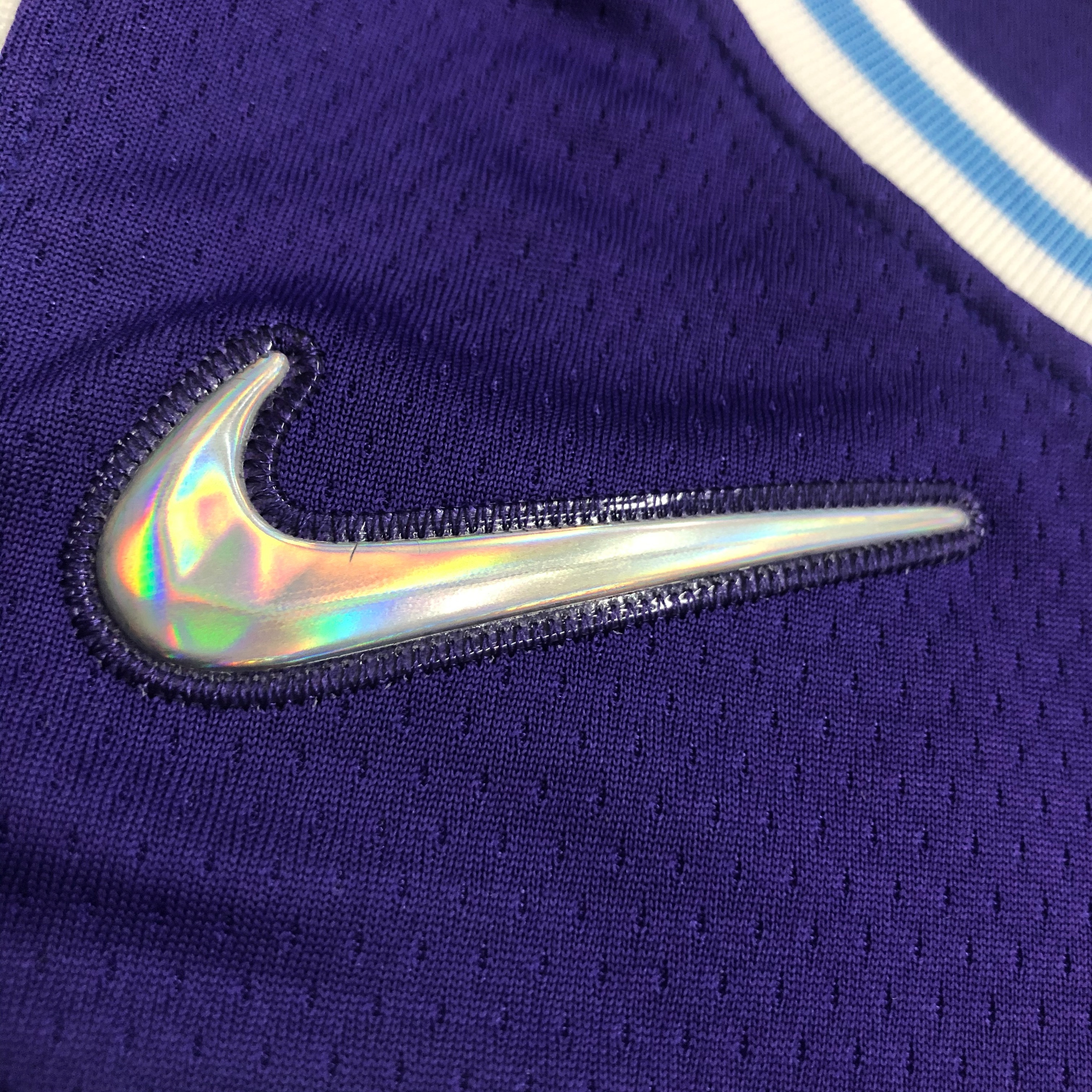 NBA Season 2022 75th Anniversary Los Angeles Lakers Purple Round Neck #23 JAMES Jersey High Quality Name and Number Print - leoleo123123