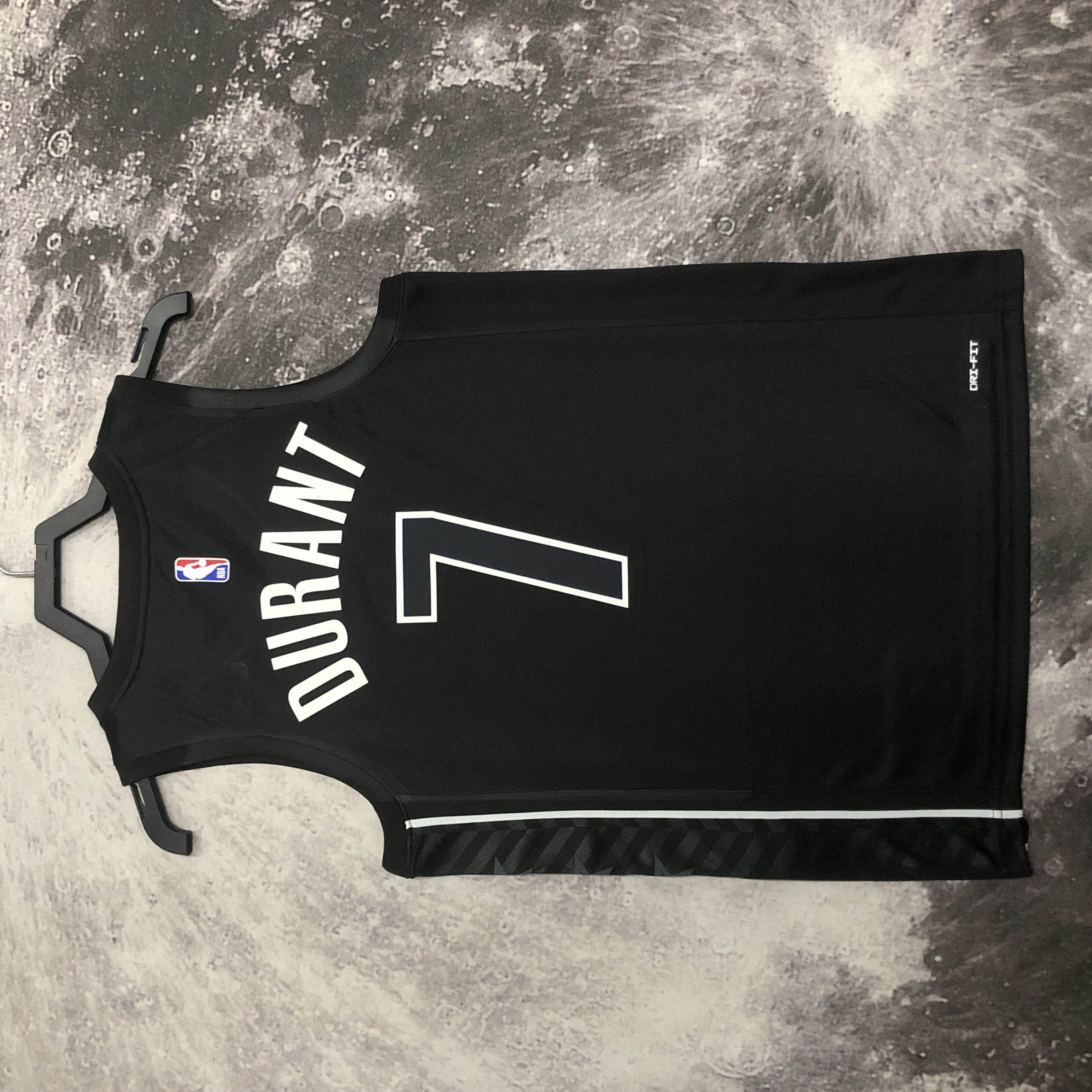 NBA Men 2023 Brooklyn Nets Black with Jordan Logo #7 DURANT Jersey High Quality Name and Number Print - leoleo123123