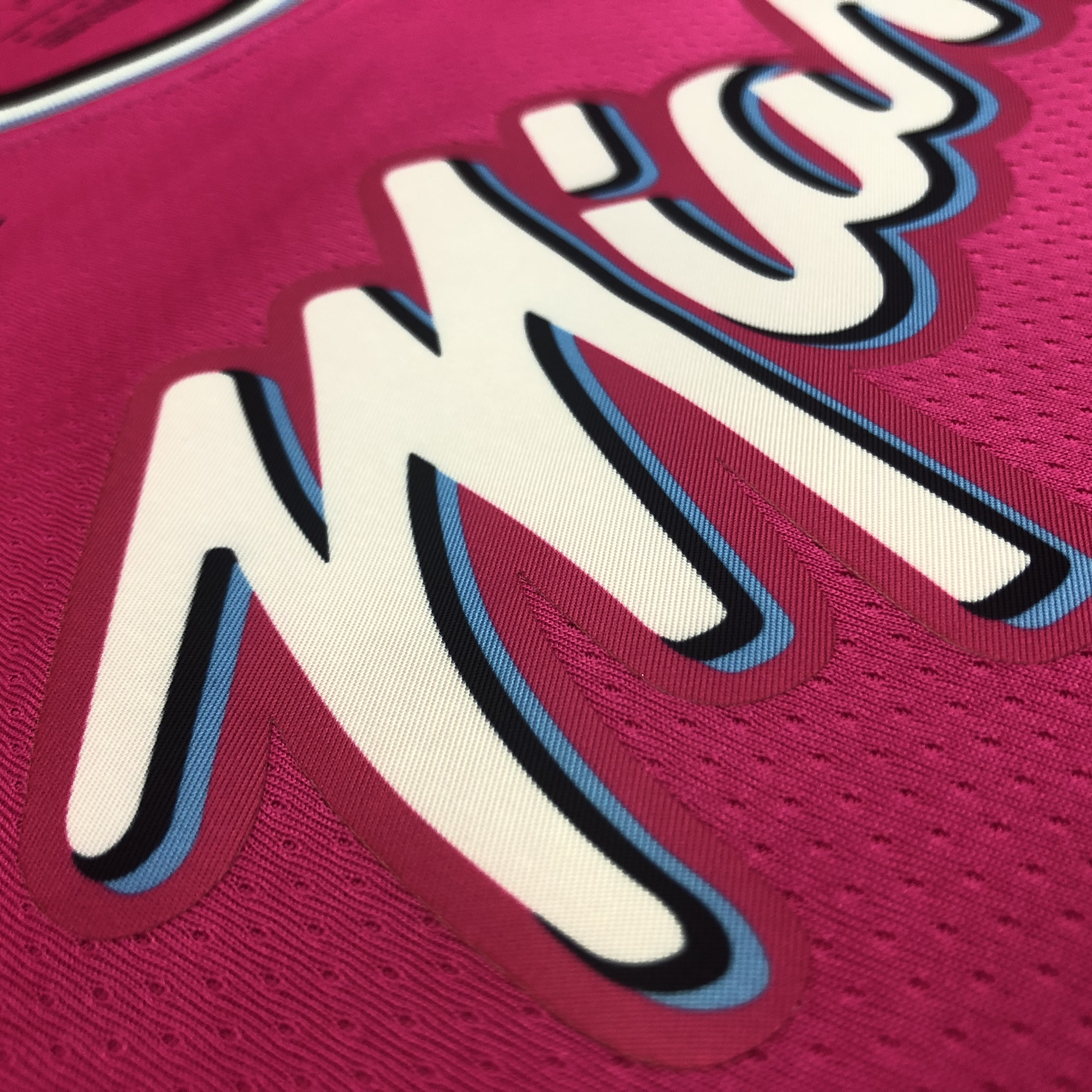 NBA Men Miami Heat Pink City #22 BUTLER Jersey High Quality Name and Number Print - leoleo123123