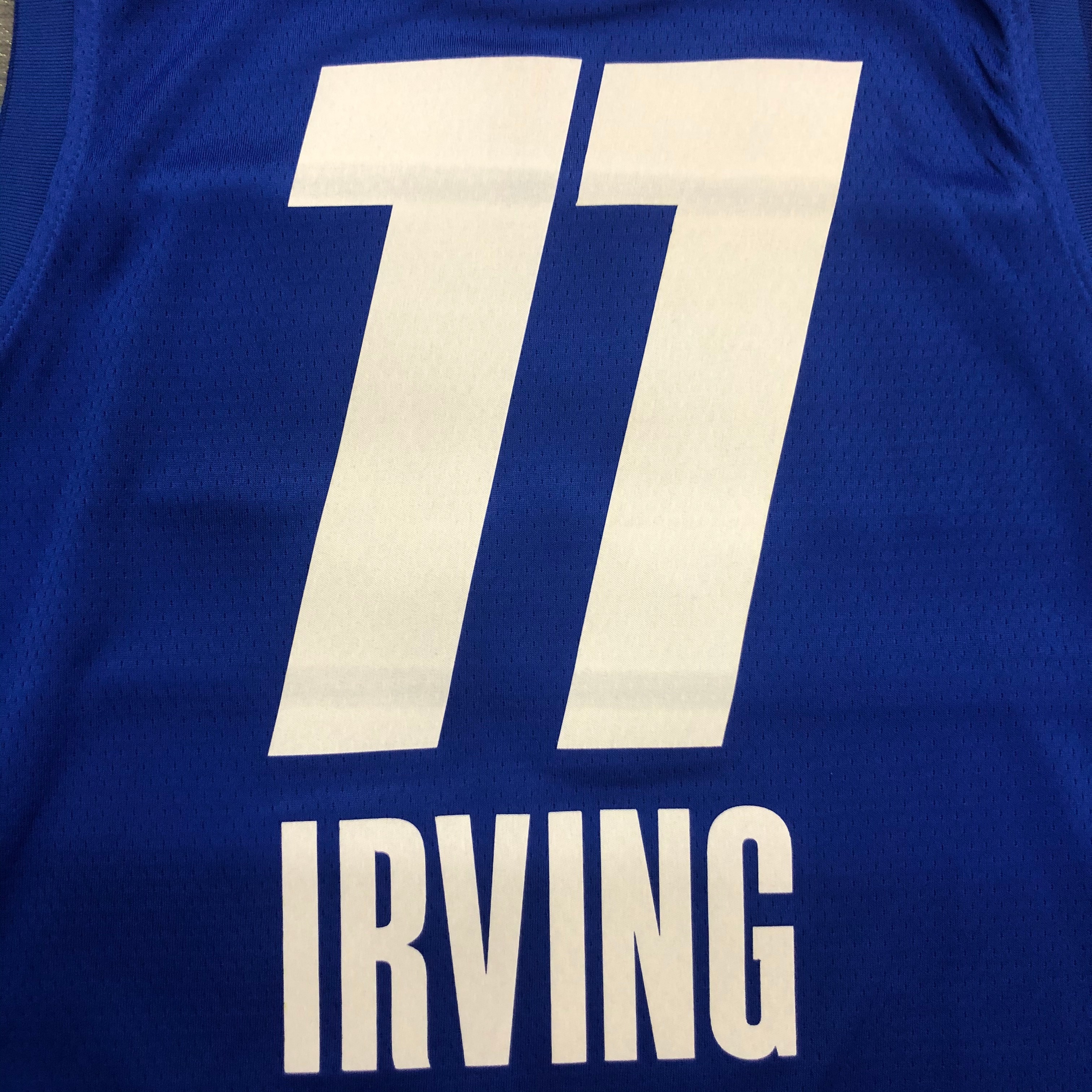NBA Men 2021 All Star Jerseys Blue #11 IRVING Jersey High Quality Name and Number Print - leoleo123123