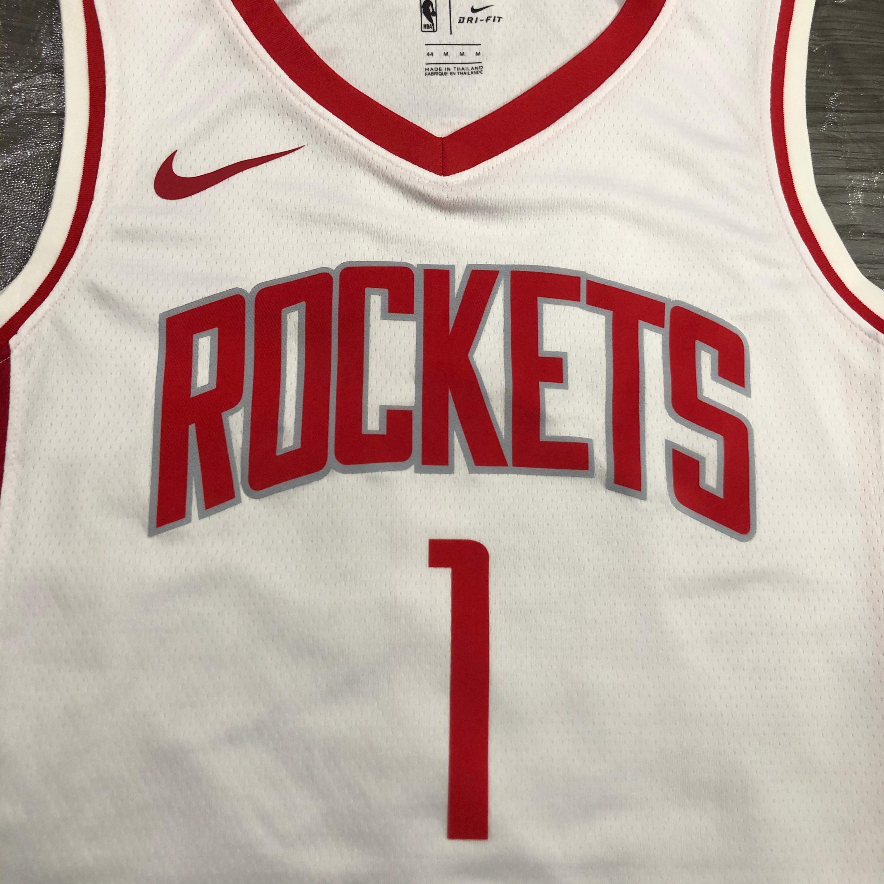 NBA Men Season 2021 Houston Rockets White #1 MCGRADY Jersey High Quality Name and Number Print - leoleo123123