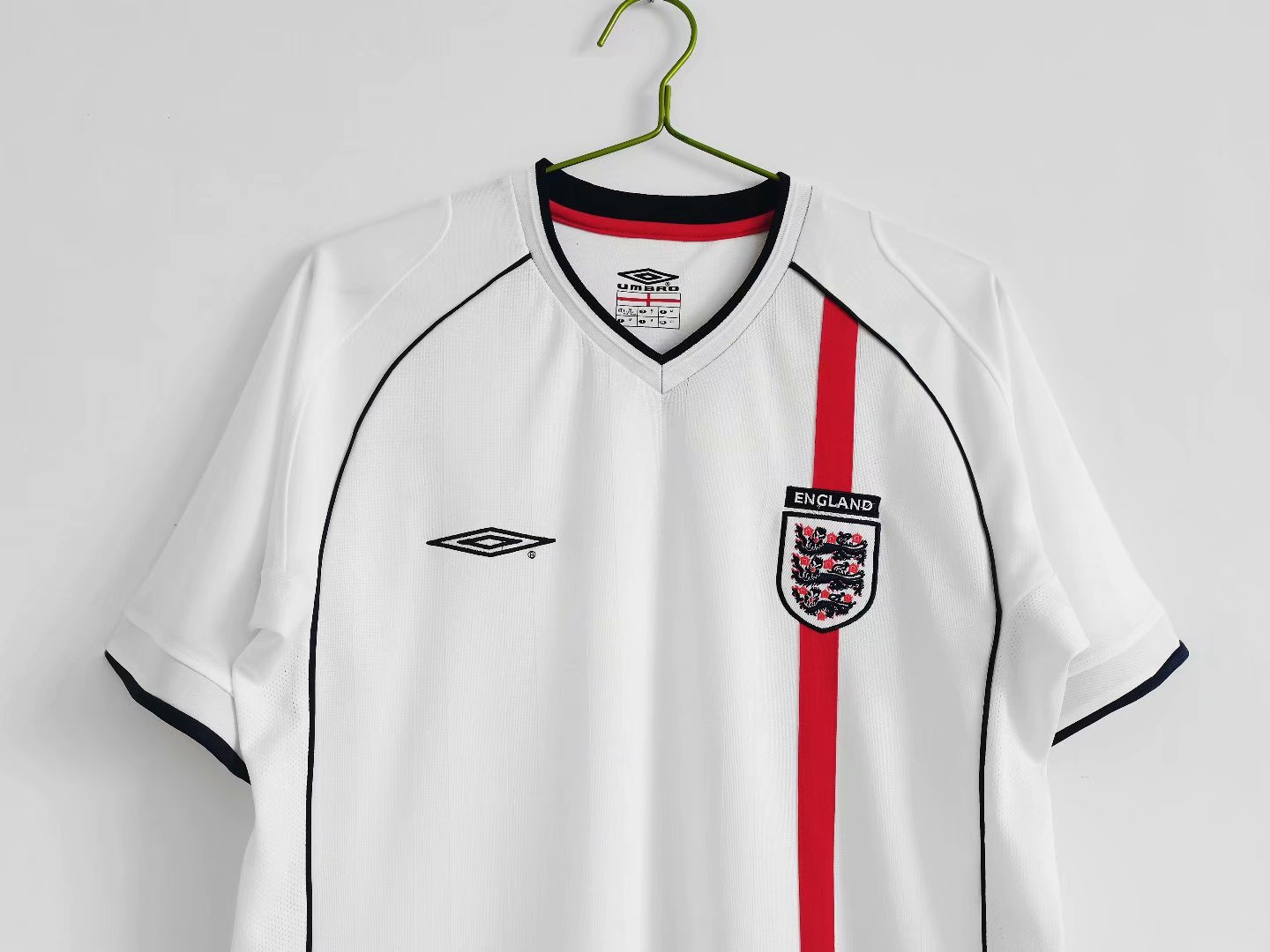 01/03 England Home Retro Jersey - leoleo123123
