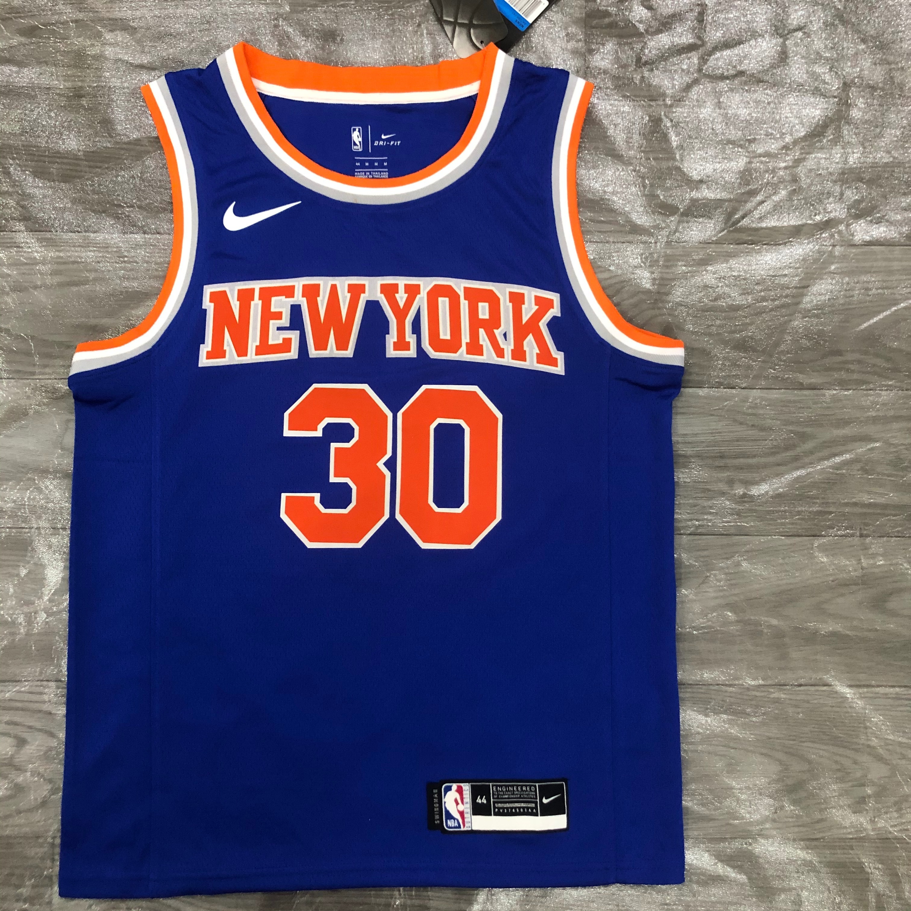 NBA Men New York Knicks Blue #30 RANDLE Jersey High Quality Name and Number Print - leoleo123123