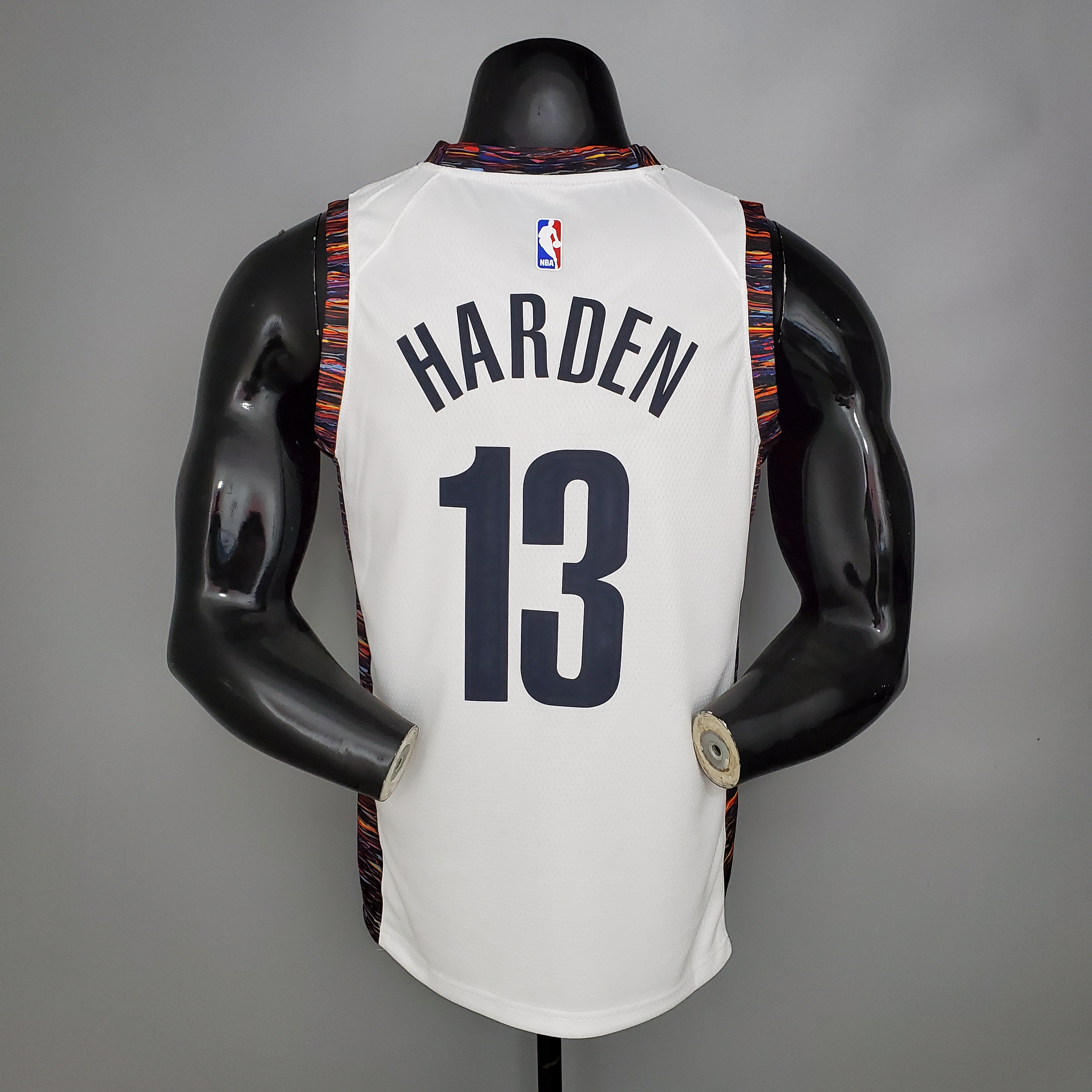 NBA Men New Brooklyn Nets White City #13 HARDEN Jersey High Quality Name and Number Print - leoleo123123