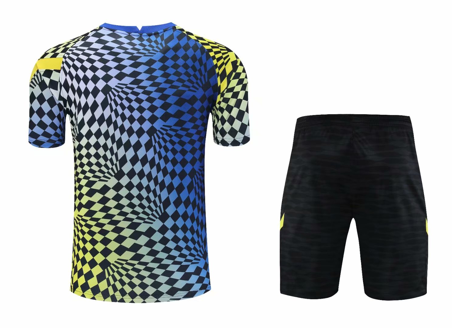 21/22 Chelsea Training Set--Short sleeve and Short Pant Training Tracksuit - leoleo123123