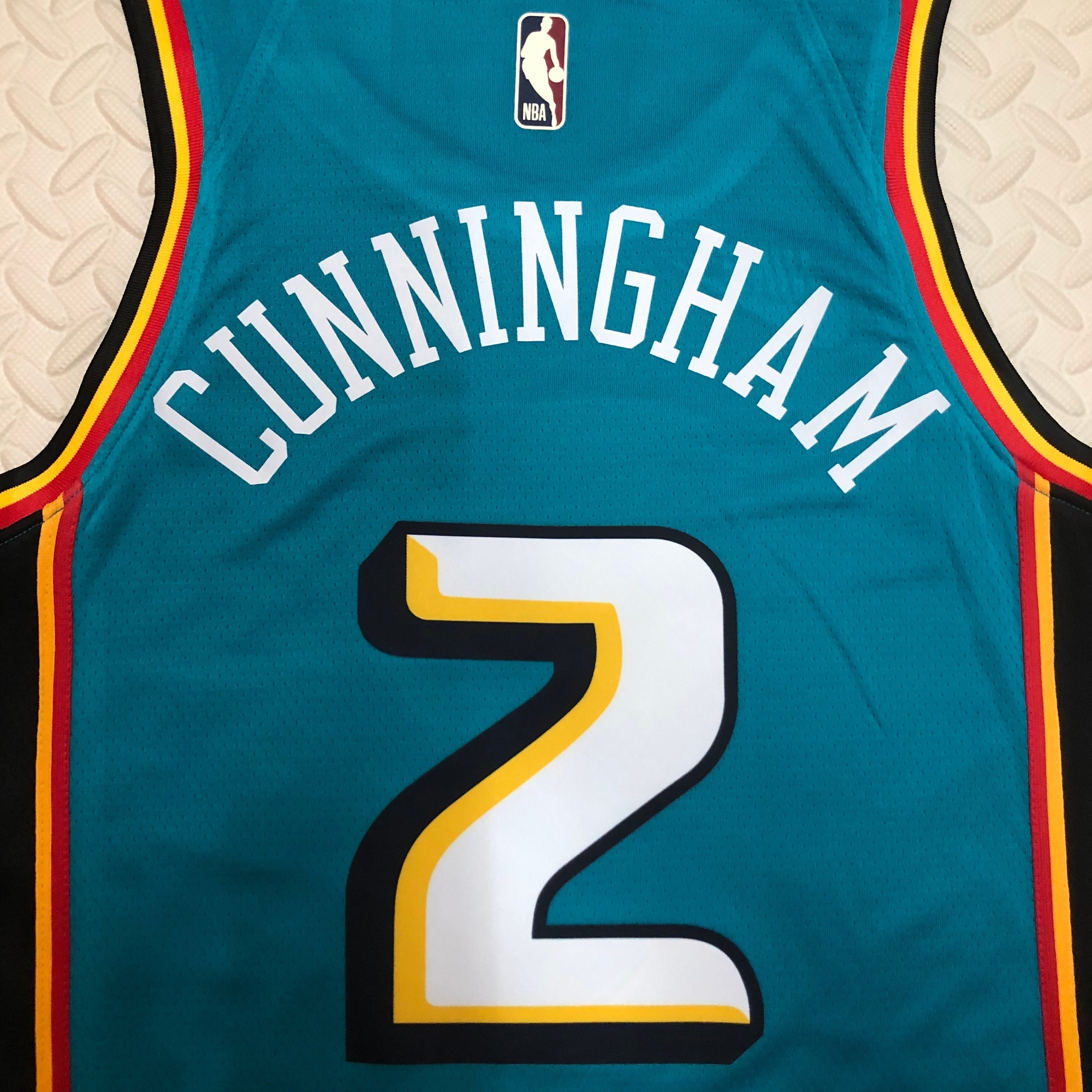 NBA Season 2023 Detroit Pistons Retro Green #2 CUNNINGHAM Jersey High Quality Name and Number Print - leoleo123123