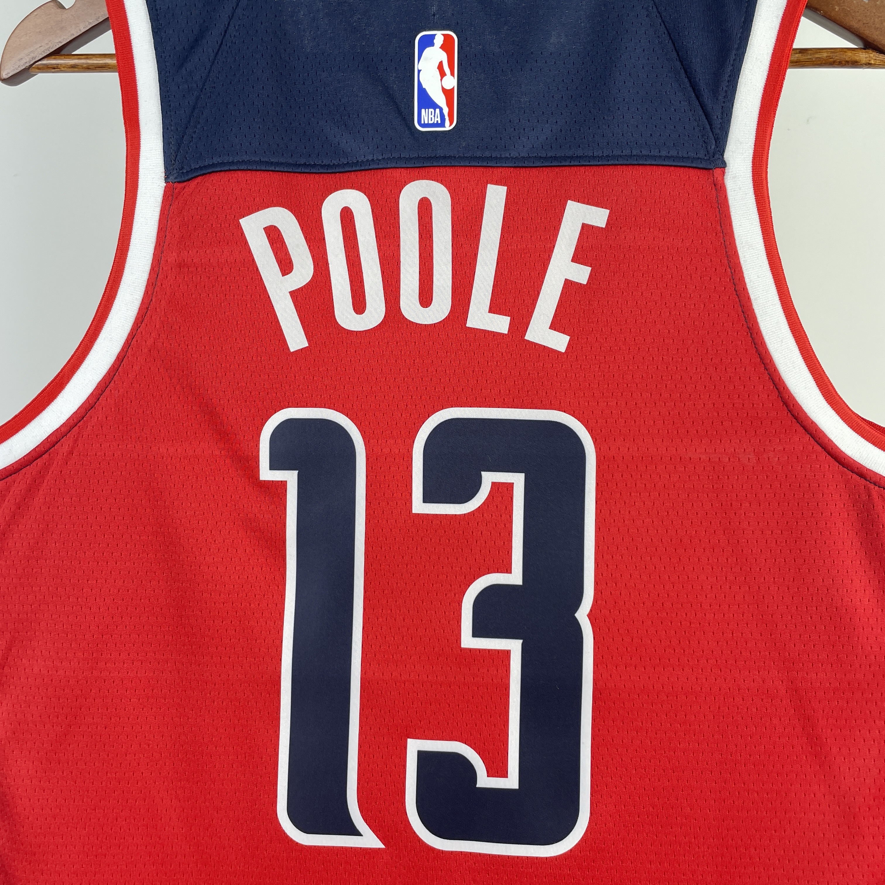NBA Men 2023 Washington Wizards Red #13 POOLE Jersey High Quality Name and Number Print - leoleo123123