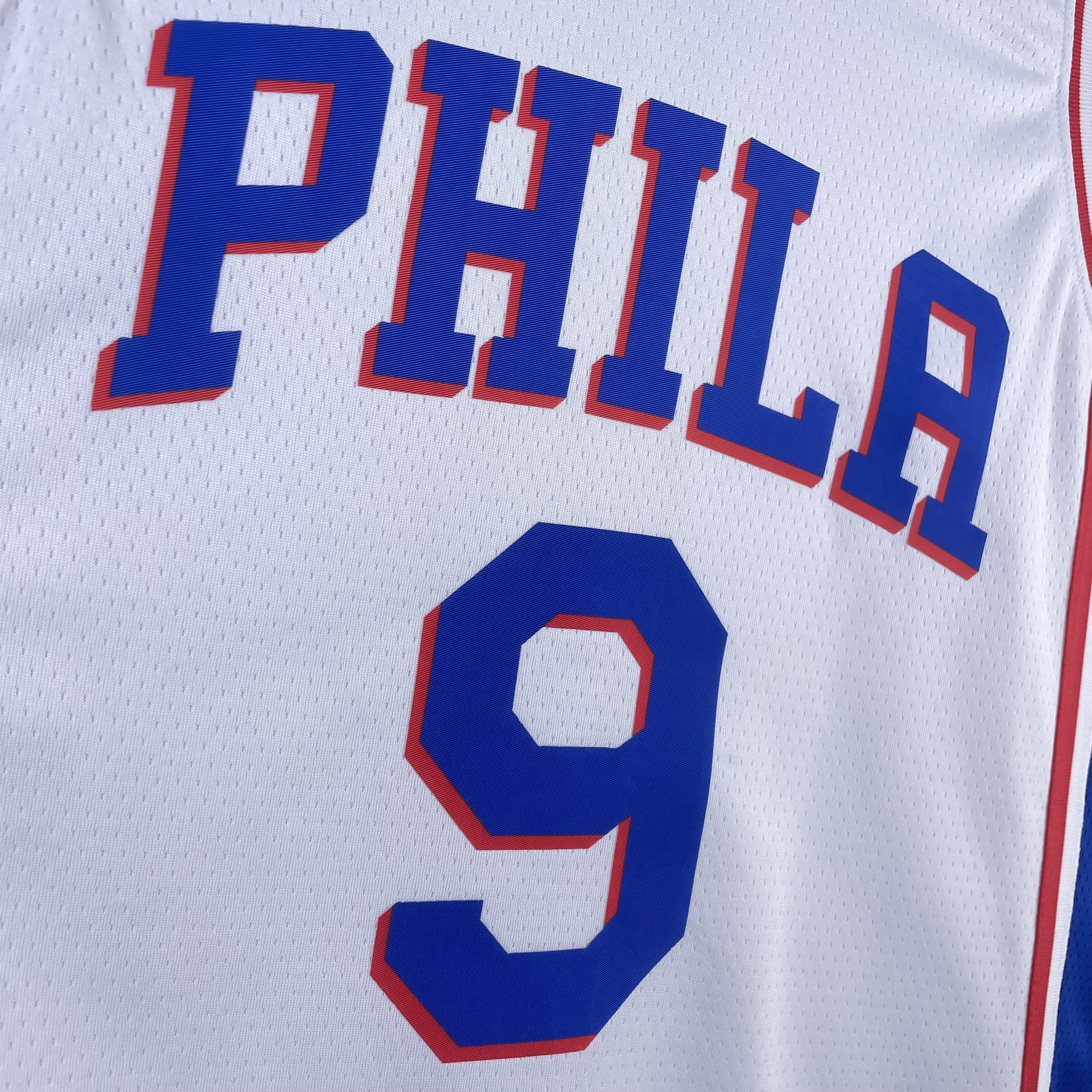 NBA Men 2023 Philadelphia 76ers White #9 OUBRE JR. Swingman Jersey - leoleo123123