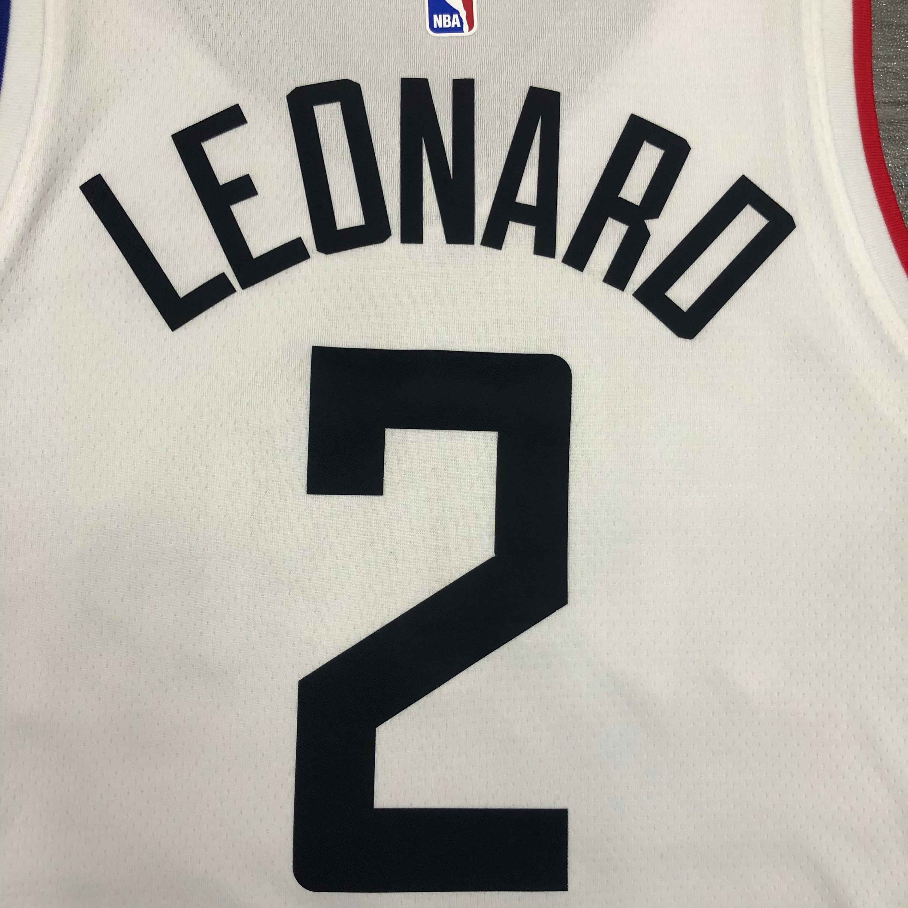 NBA Season 20-21 Men Los Angeles Clippers in Latin White City #2 LEONARD Jersey High Quality Name and Number Print - leoleo123123