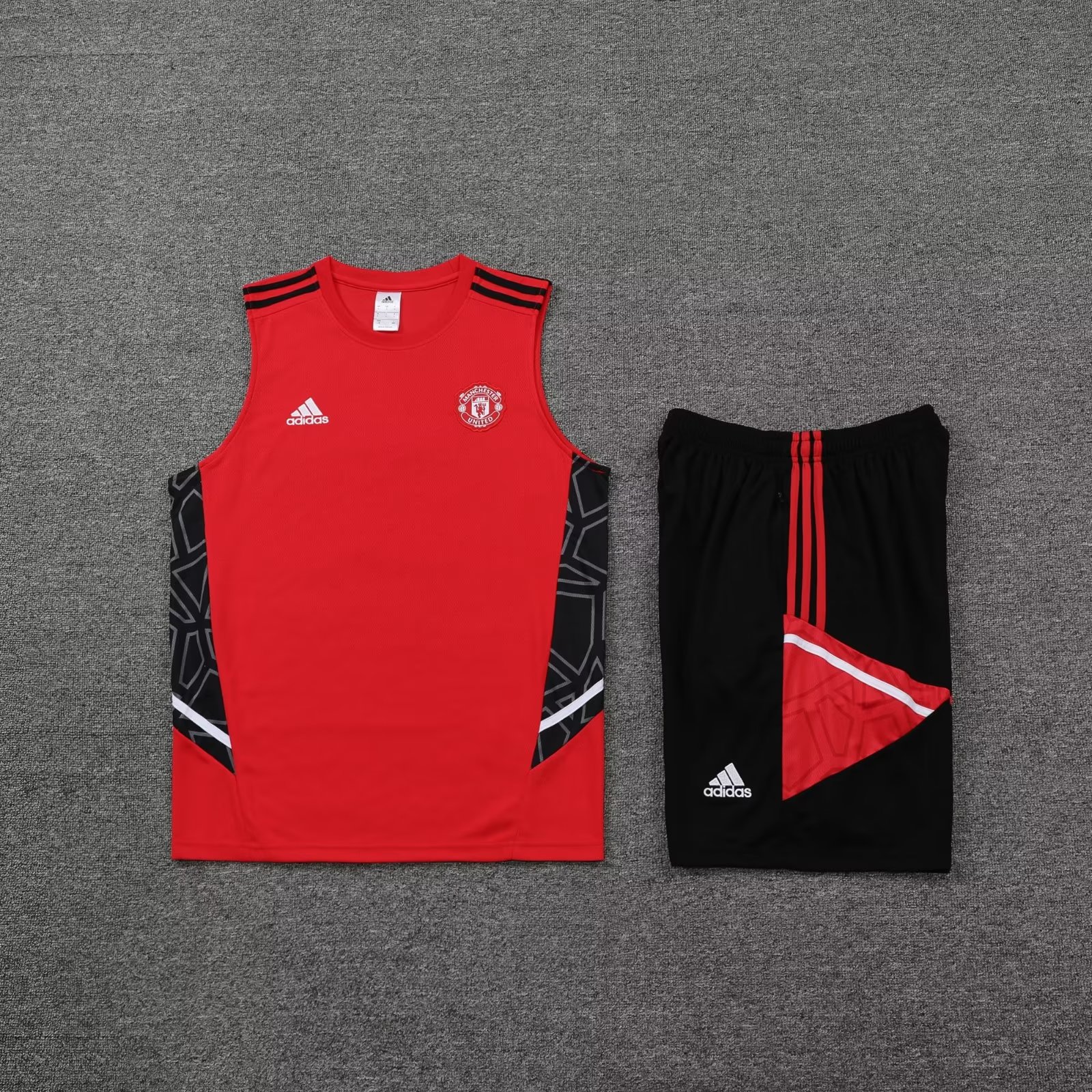 22/23 Manchester United Red Vest Training Tracksuit - leoleo123123