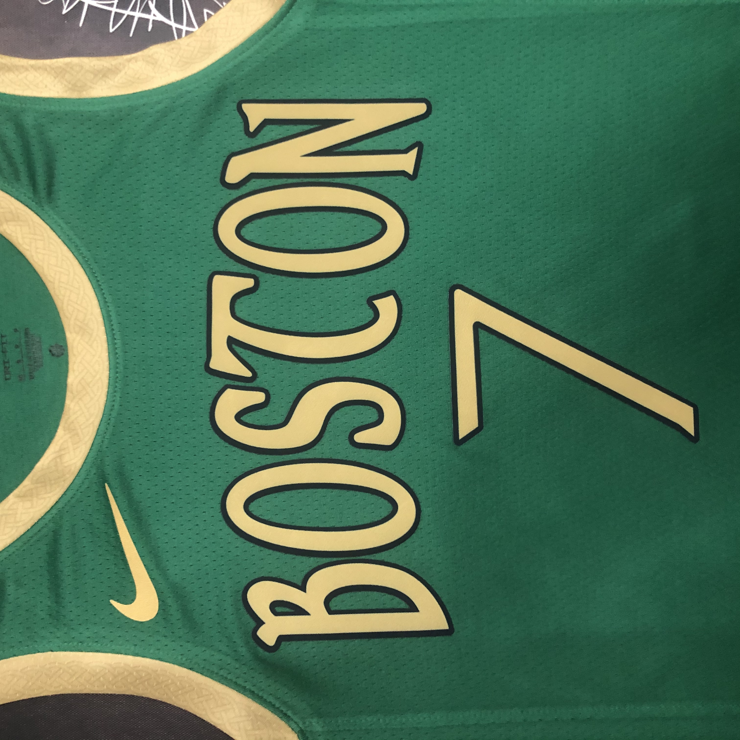 NBA Men Season 2020 Boston Celtics Green #7 BROWN Jersey High Quality Name and Number Print - leoleo123123