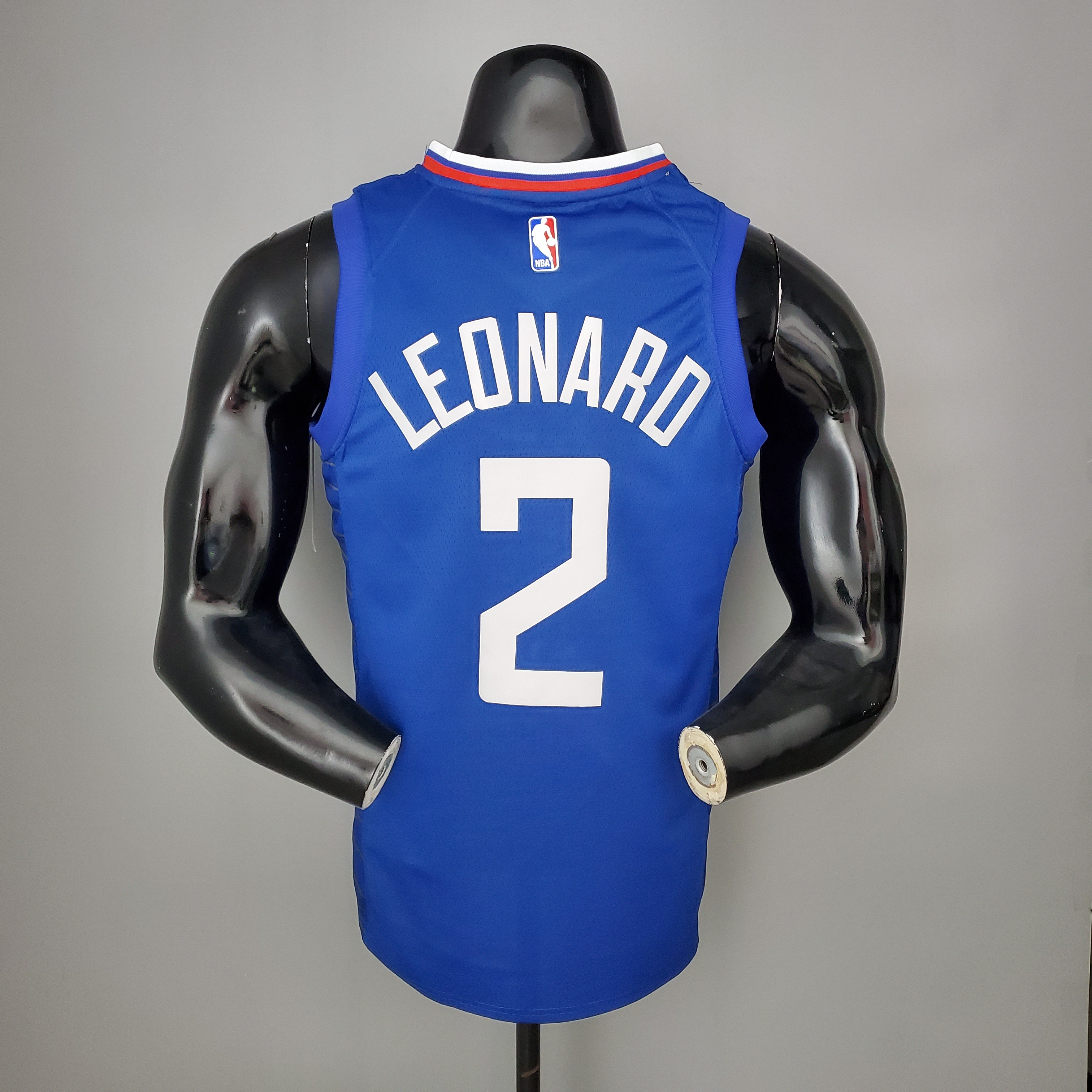 NBA Men Los Angeles Clippers Blue LEONARD#2 Jersey High Quality Name and Number Print - leoleo123123