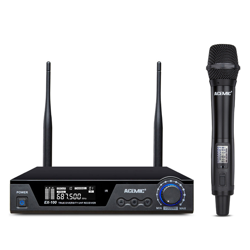 Wireless Microphone System Set UHF Professional Handheld Headset Lavalier Lapel Radio Transmitter for Singer Vocal Stage Perform - leoleo123123
