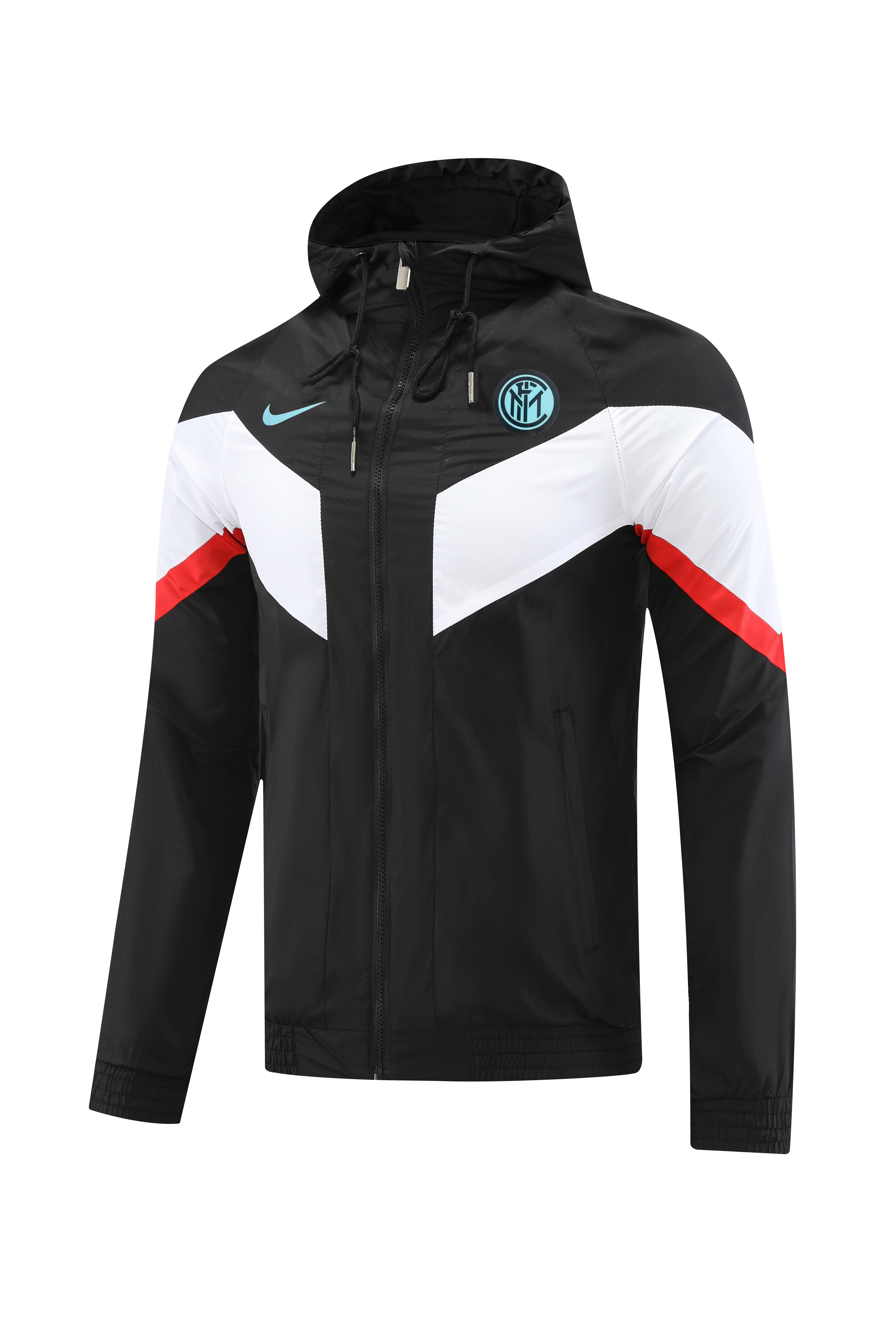 22/23 Inter Milan Black with Nike Logo Windbreaker Jacket Thai Quality - leoleo123123