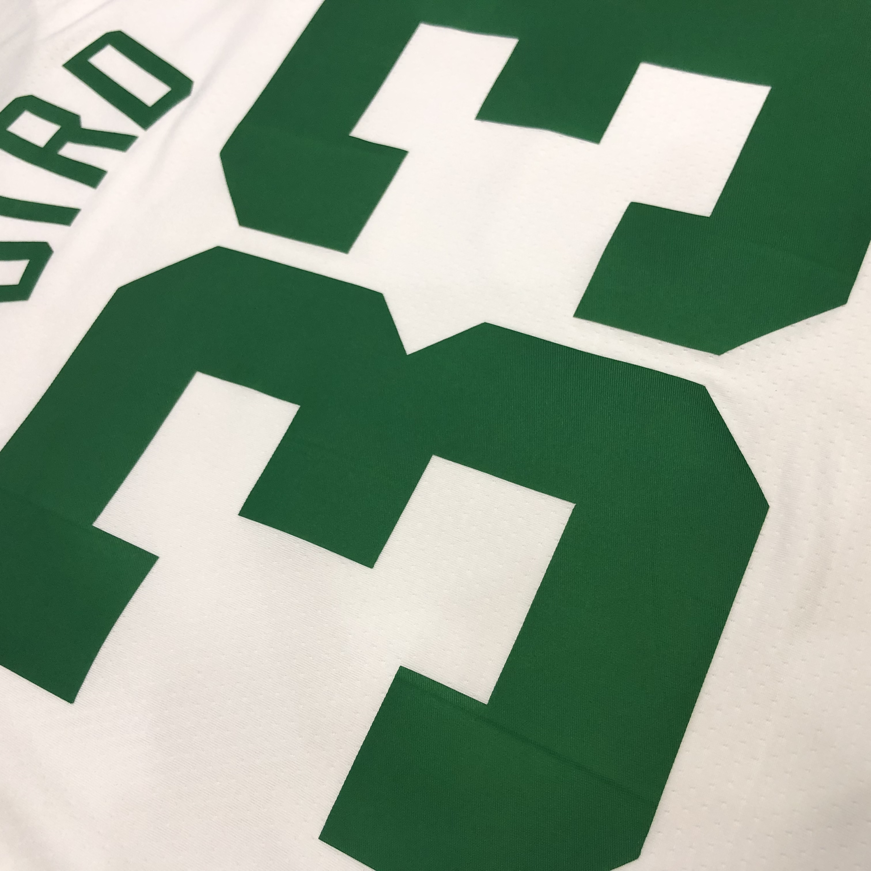 NBA Boston Celtics Retro White with Green Name #33 BIRD Jersey High Quality Name and Number Print - leoleo123123