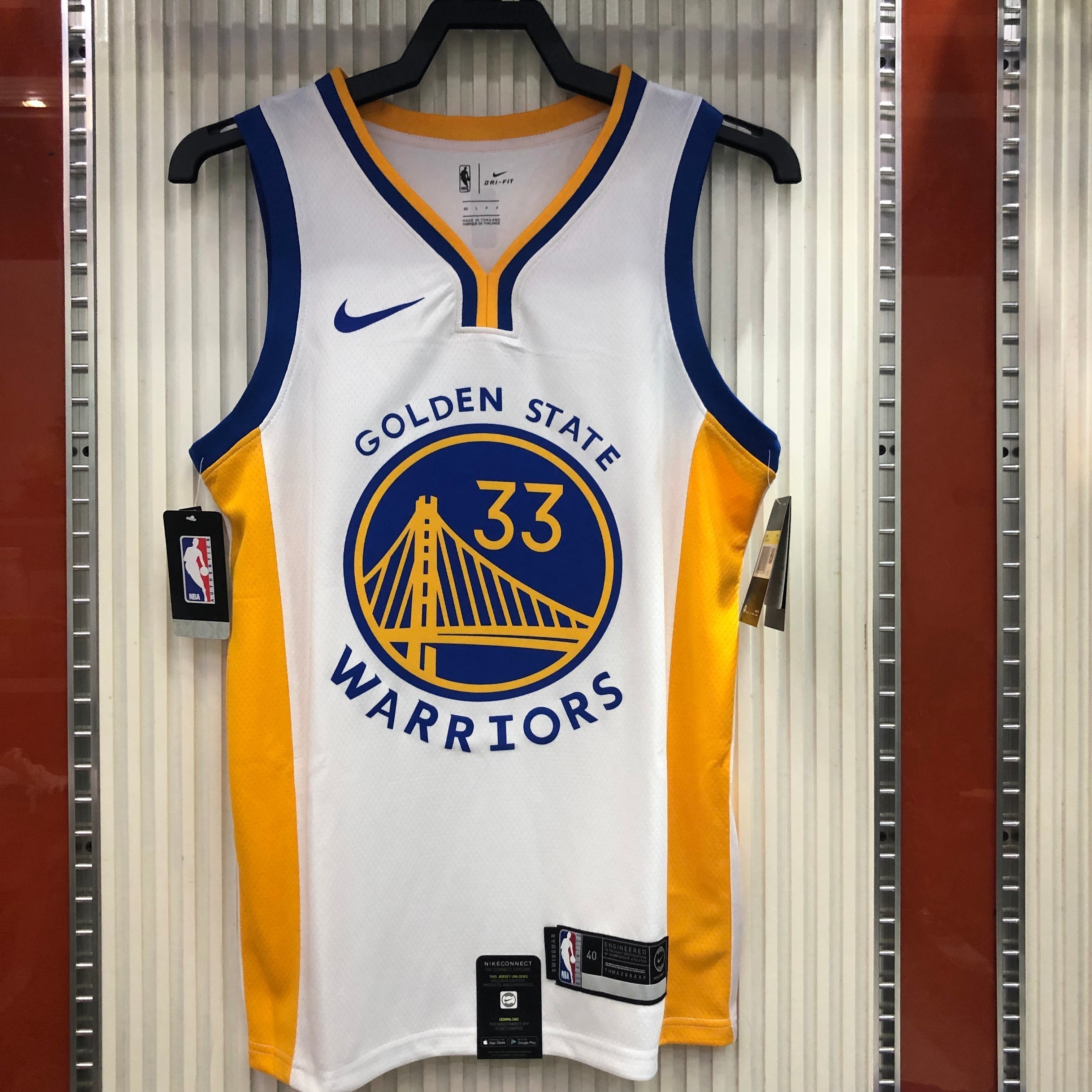 NBA Men Golden State Warriors White #33 WISEMAN Jersey High Quality Name and Number Print - leoleo123123