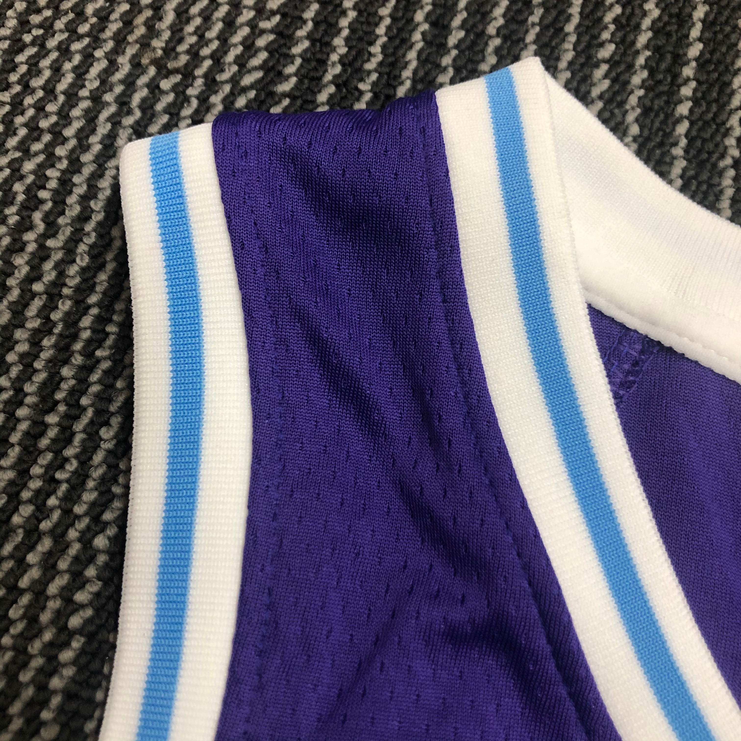 NBA Season 2022 75th Anniversary Los Angeles Lakers Purple Round Neck #6 JAMES Jersey High Quality Name and Number Print - leoleo123123