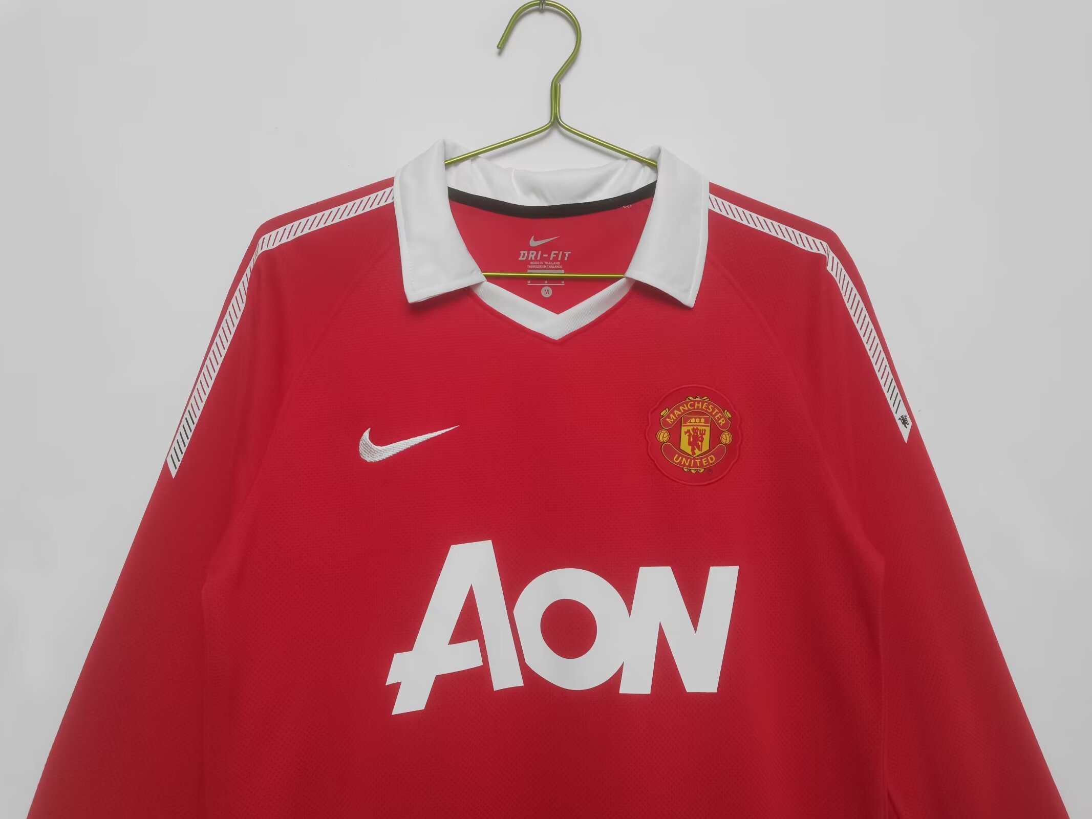 10/11 Man United Home Retro Jersey Long Sleeve - leoleo123123