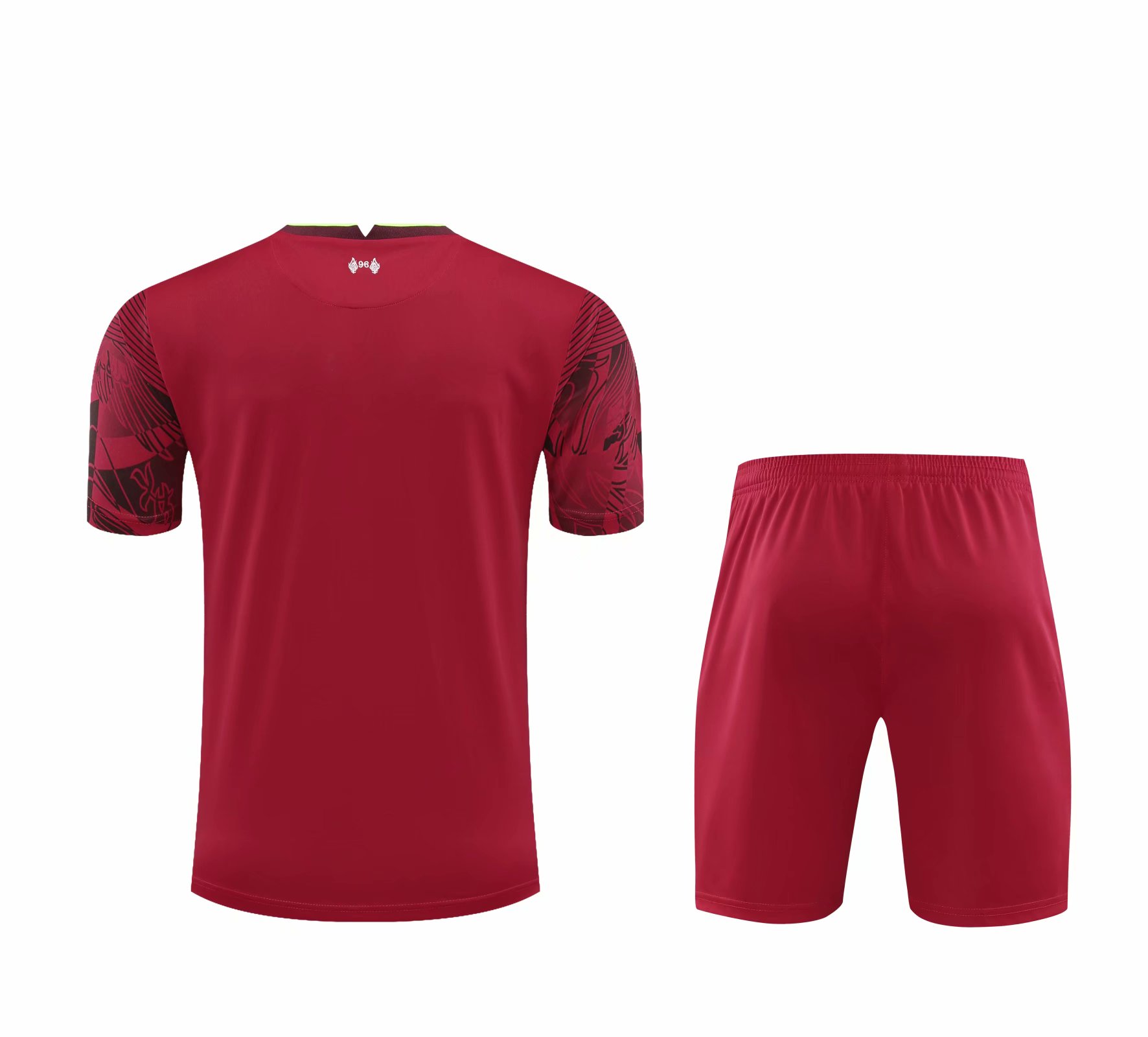 New 2021 Liverpool Special Version Red Training Set--Short Sleeve and Short Pant Training Tracksuit - leoleo123123