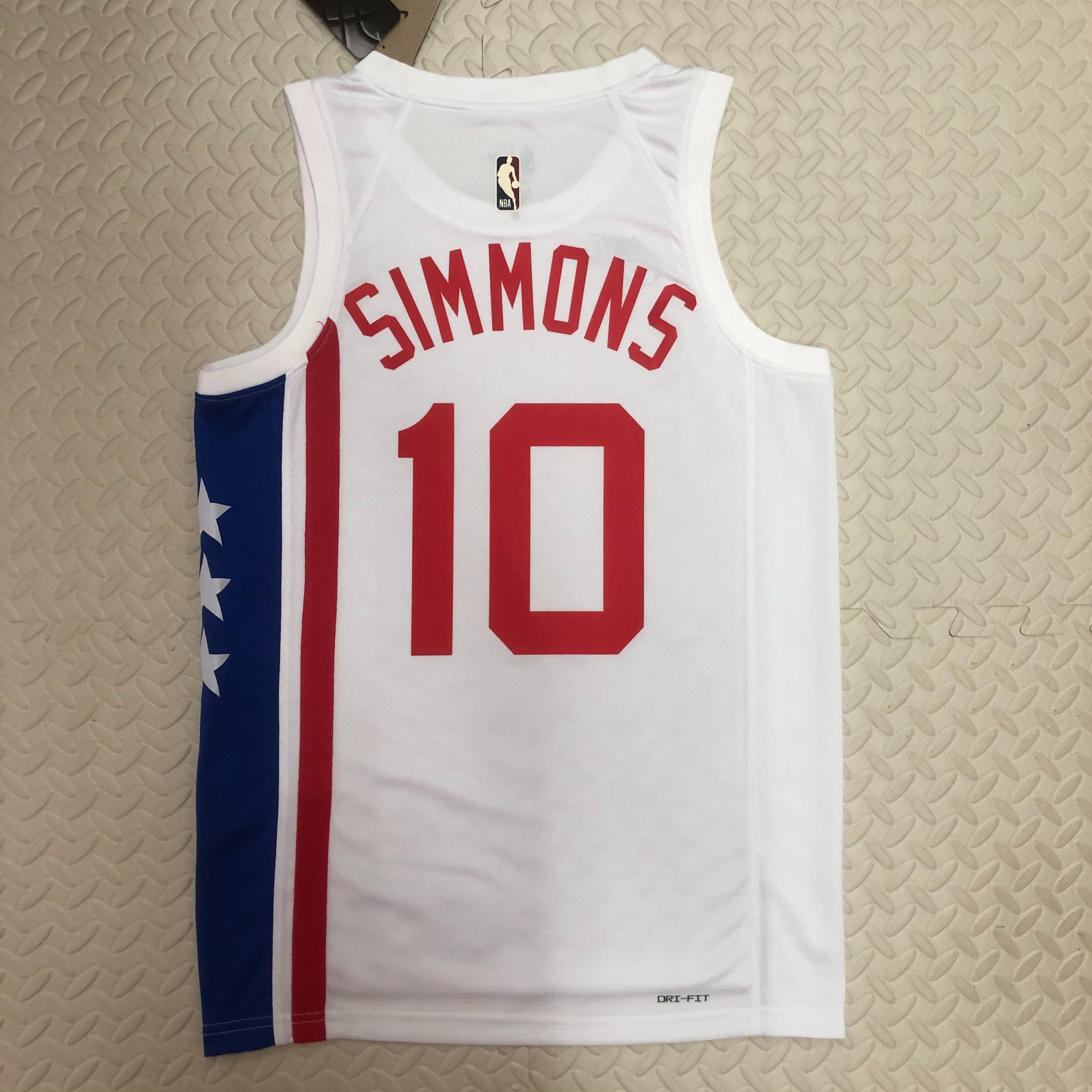 NBA Men Season 2023 Brooklyn Nets White #10 SIMMONS Jersey High Quality Name and Number Print - leoleo123123