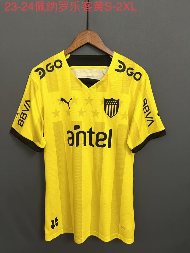 23/24 Penarol Yellow Soccer Jersey Thai Quality - leoleo123123