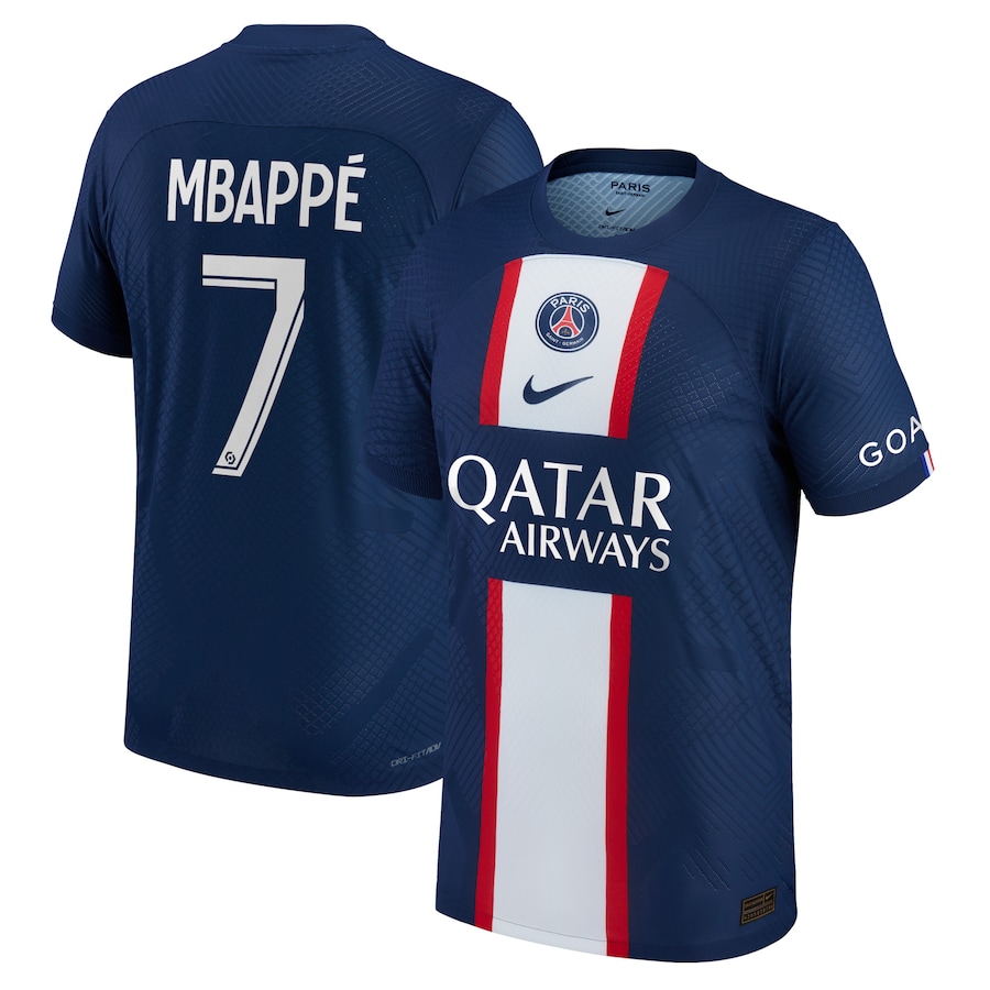 22/23 PSG Home Jersey Player Version Mbappé 7 1:1 Qaulity - leoleo123123