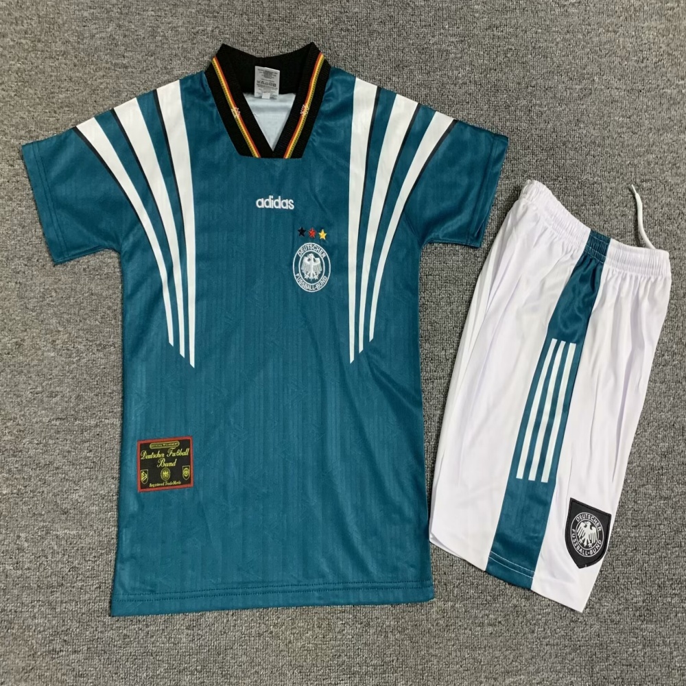1996 Germany Away Kids Retro Jersey - leoleo123123