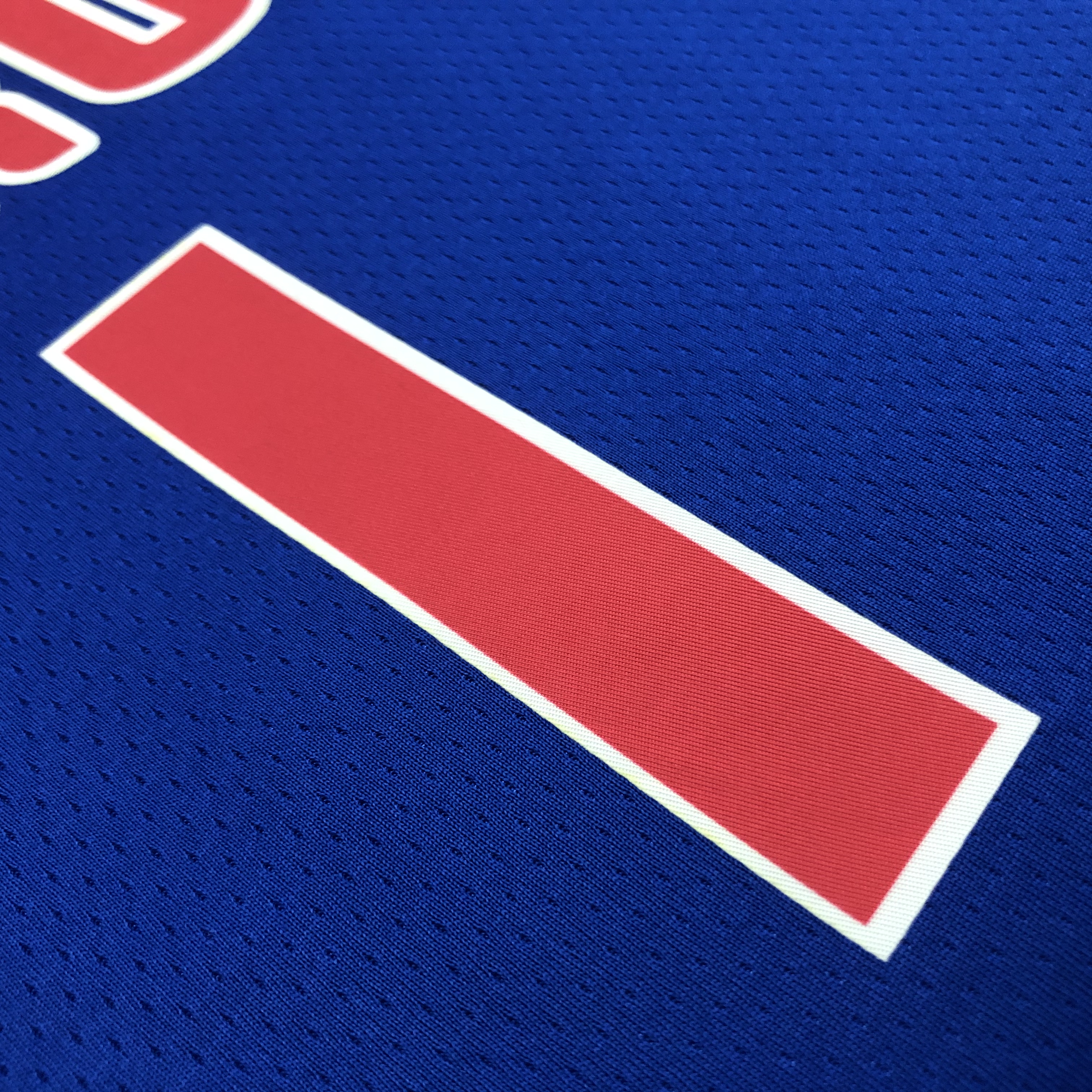 NBA 75th Anniversary Detroit Pistons Blue #1 IVERSON Jersey High Quality Name and Number Print - leoleo123123