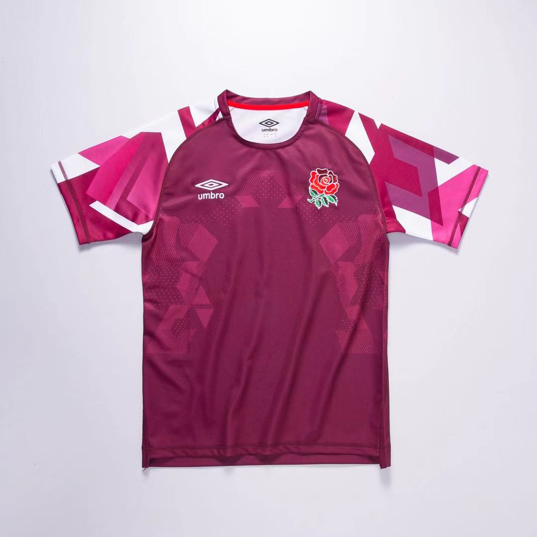 Rugby 2020-2021 England Purple-red Rugby Training Jersey High Quality - leoleo123123