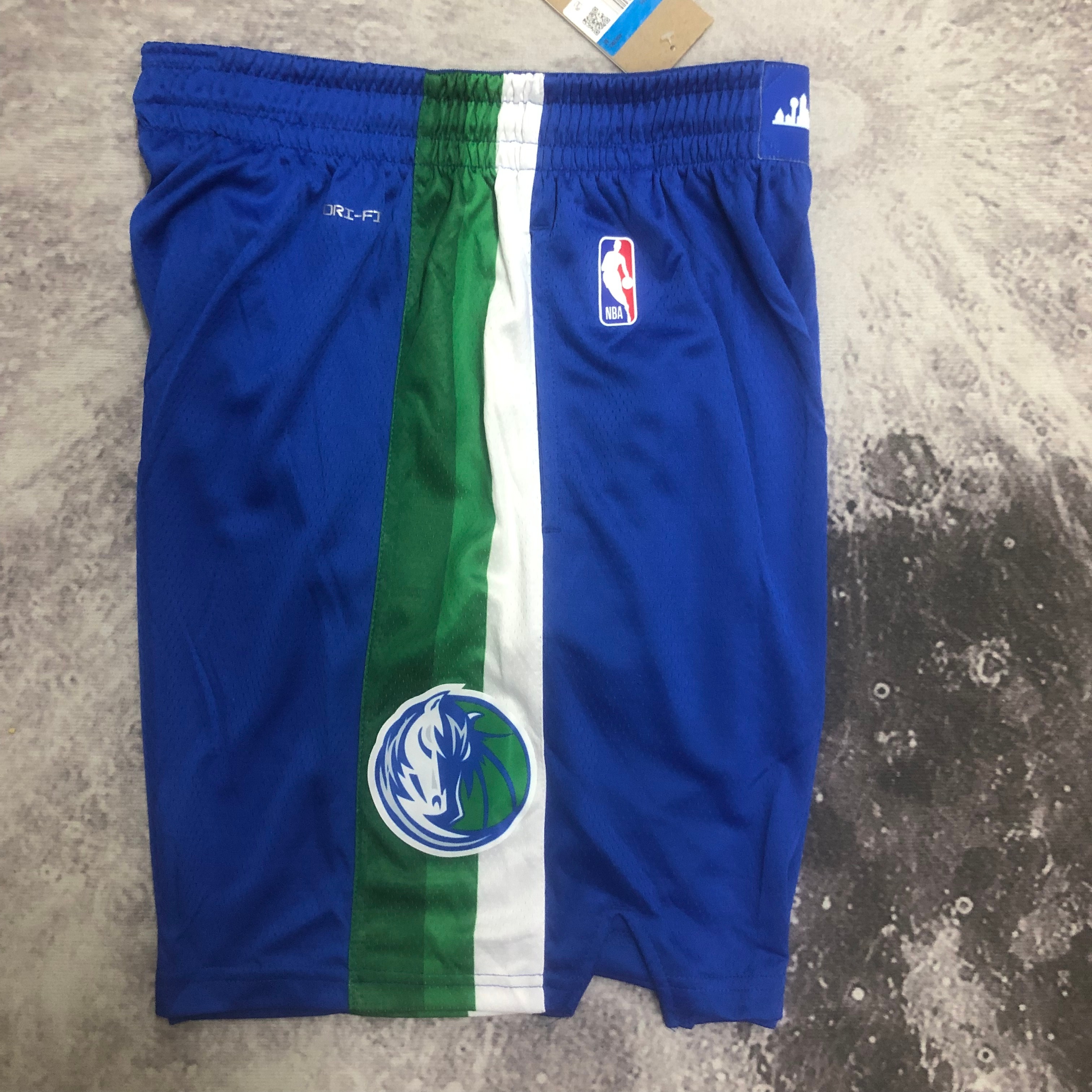 NBA Men 2023 Dallas Mavericks Blue Pant High Quality Name and Number Print - leoleo123123