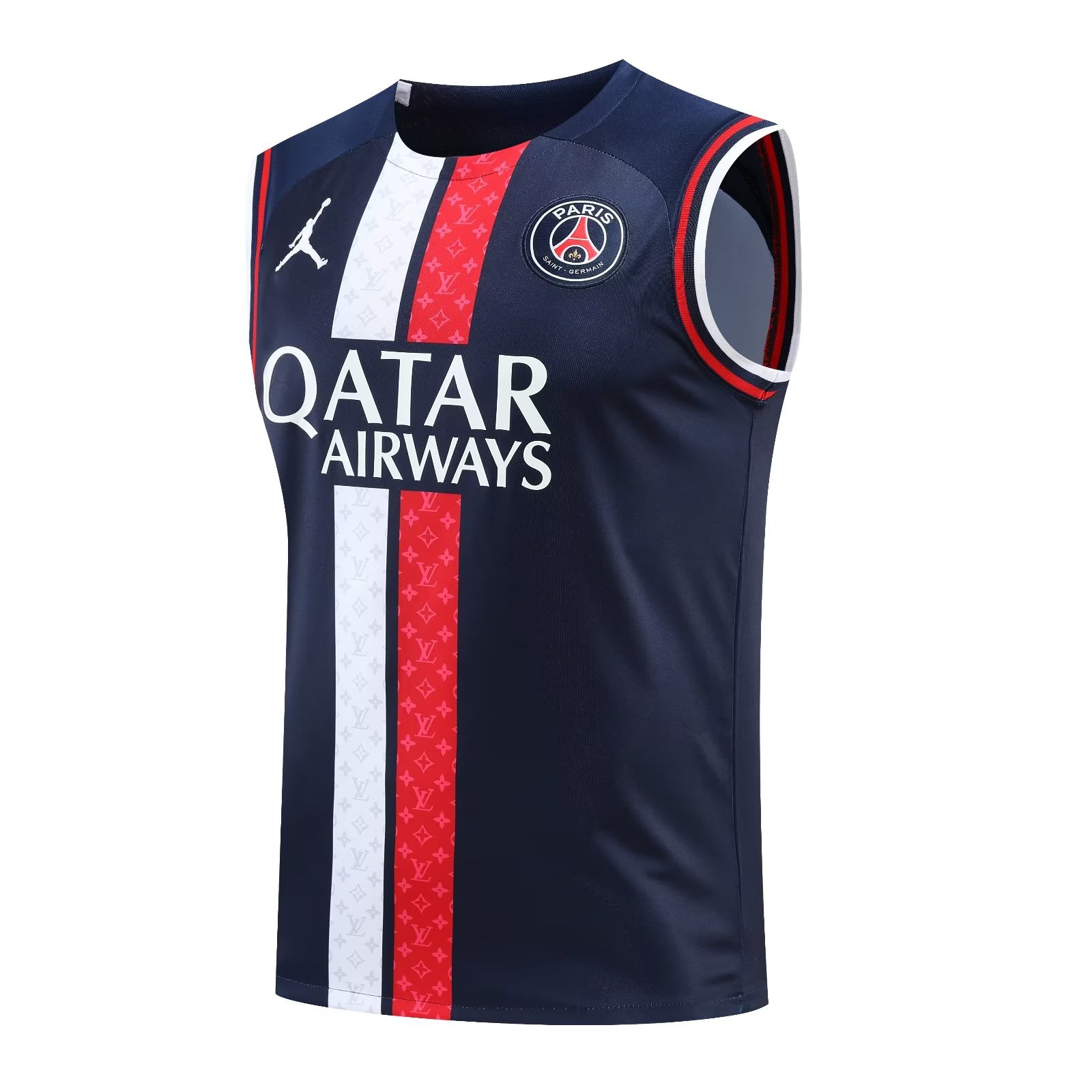 23/24 PSG Jordan Training Vest Dark Blue Color Fans Version - leoleo123123