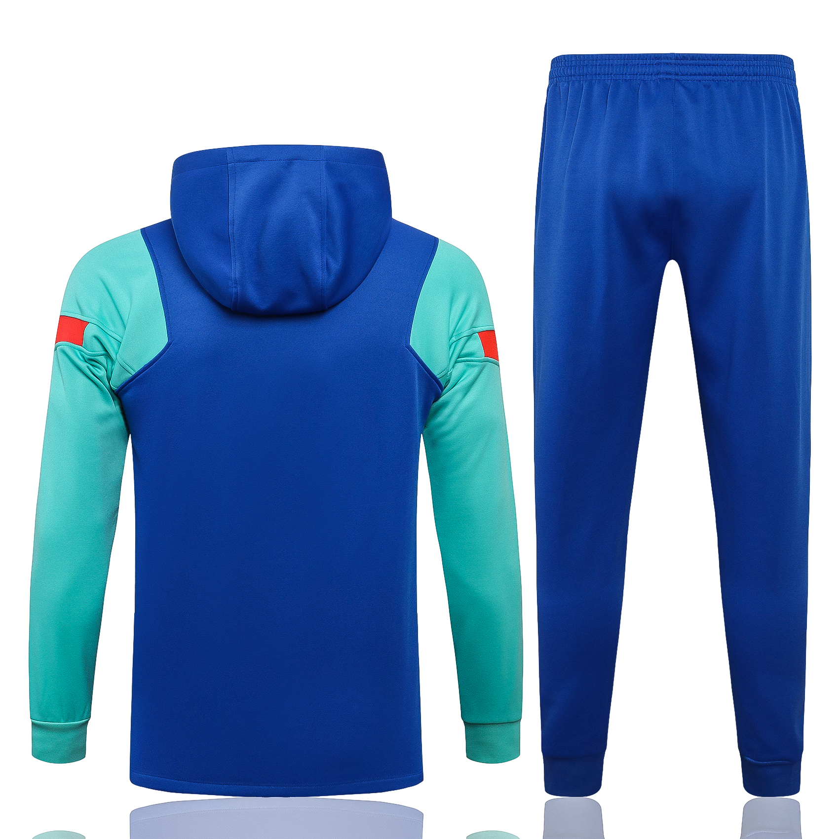 21/22 Barcelona Blue Jacket Tracksuit with Cap Thai Quality - leoleo123123