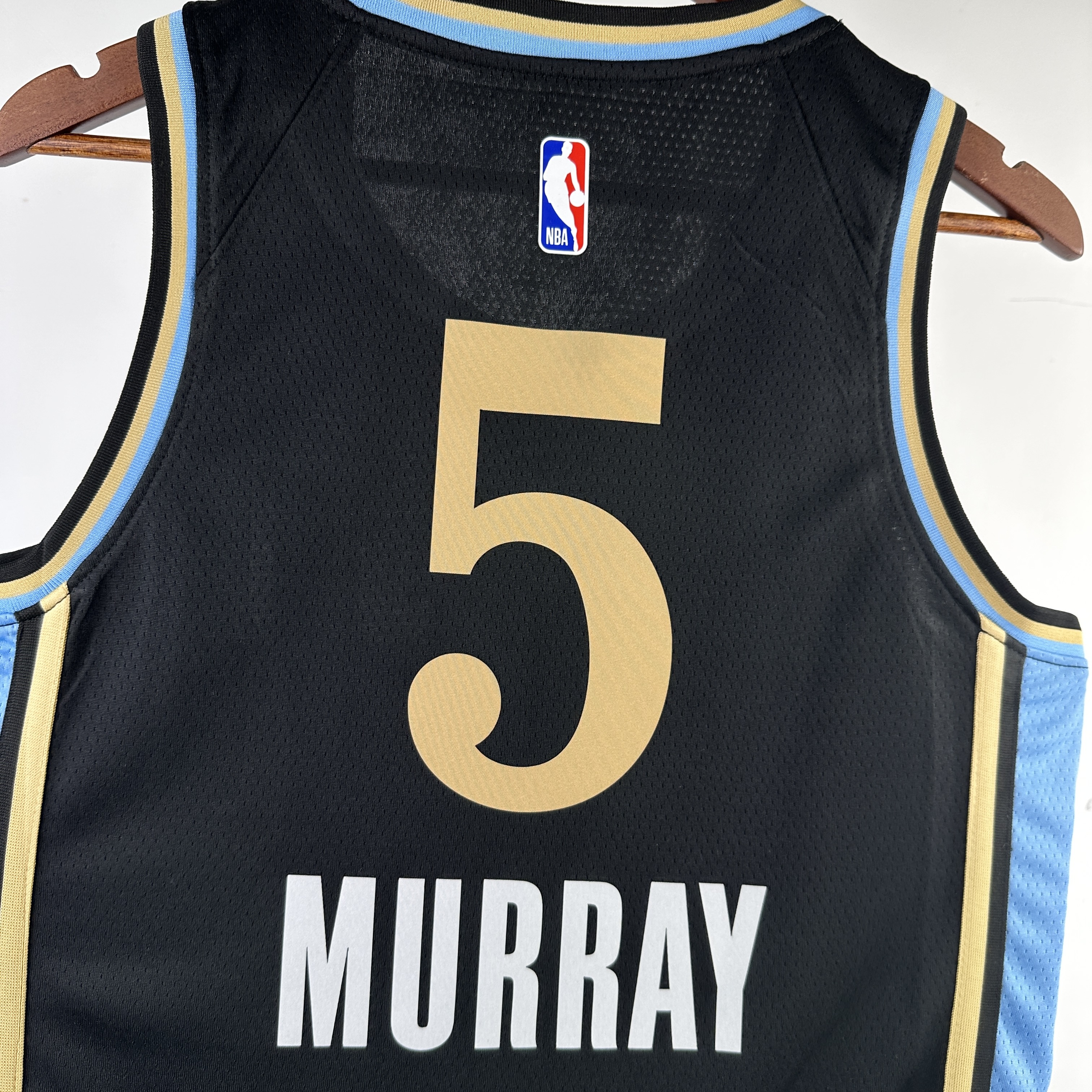 NBA Men 2024 Atlanta Hawks Black City Edition #5 MURRAY Jersey High Quality Name and Number Print - leoleo123123